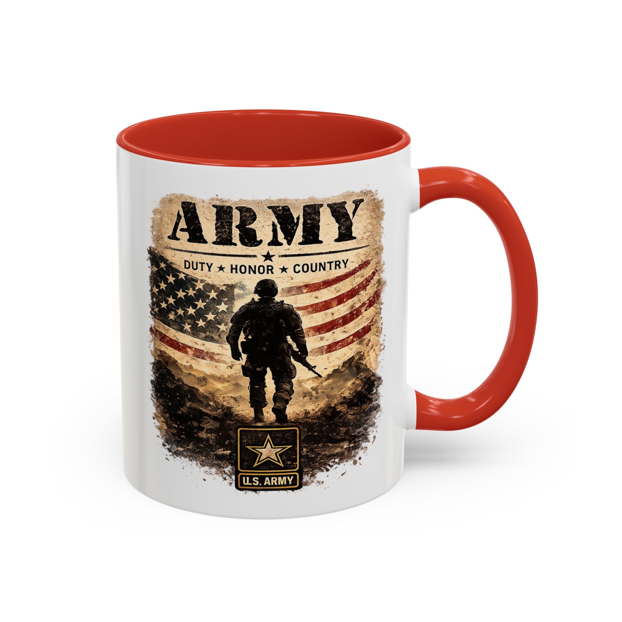 Army Military Tribute Accent Mug (11/15oz)