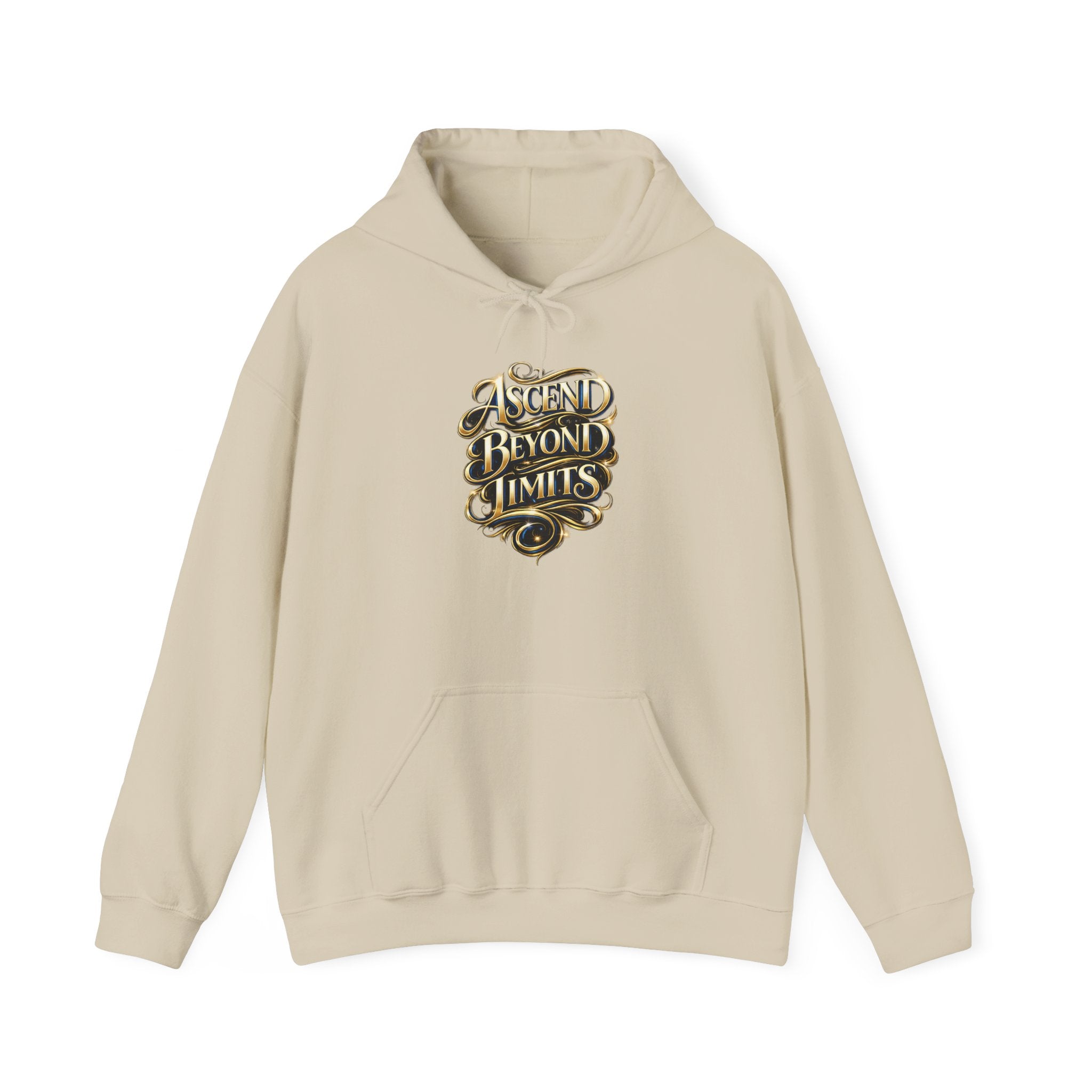 Ascend Beyond Limits Hoodie — “Average Is The Enemy” Inspirational Graphic Sweatshirt