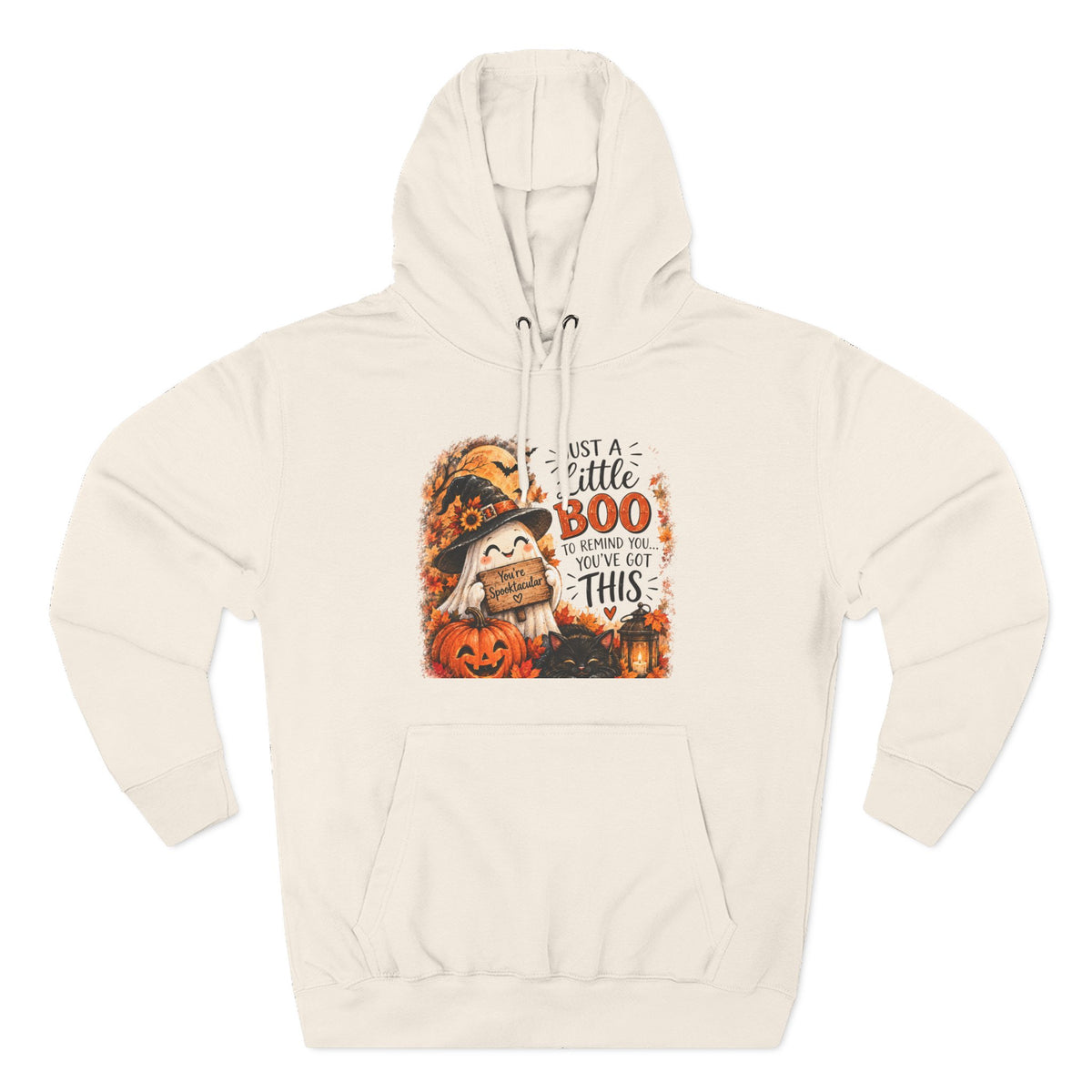 Just a Little Boo — Encouraging Halloween Hoodie