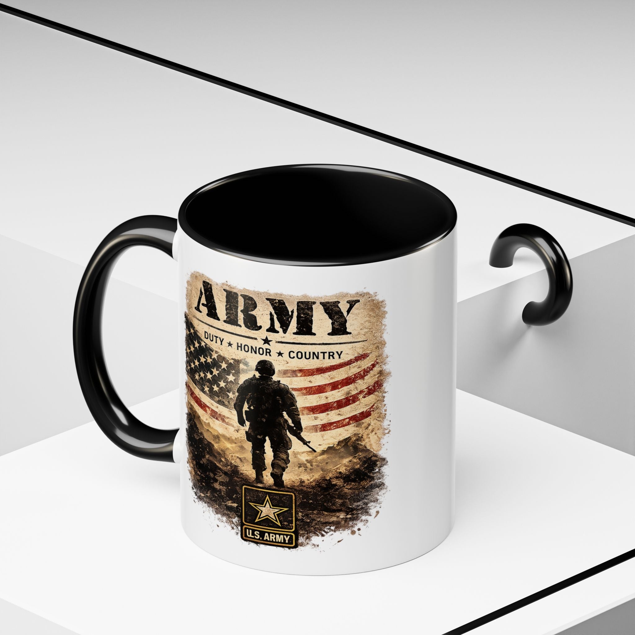 Army Military Tribute Accent Mug (11/15oz)