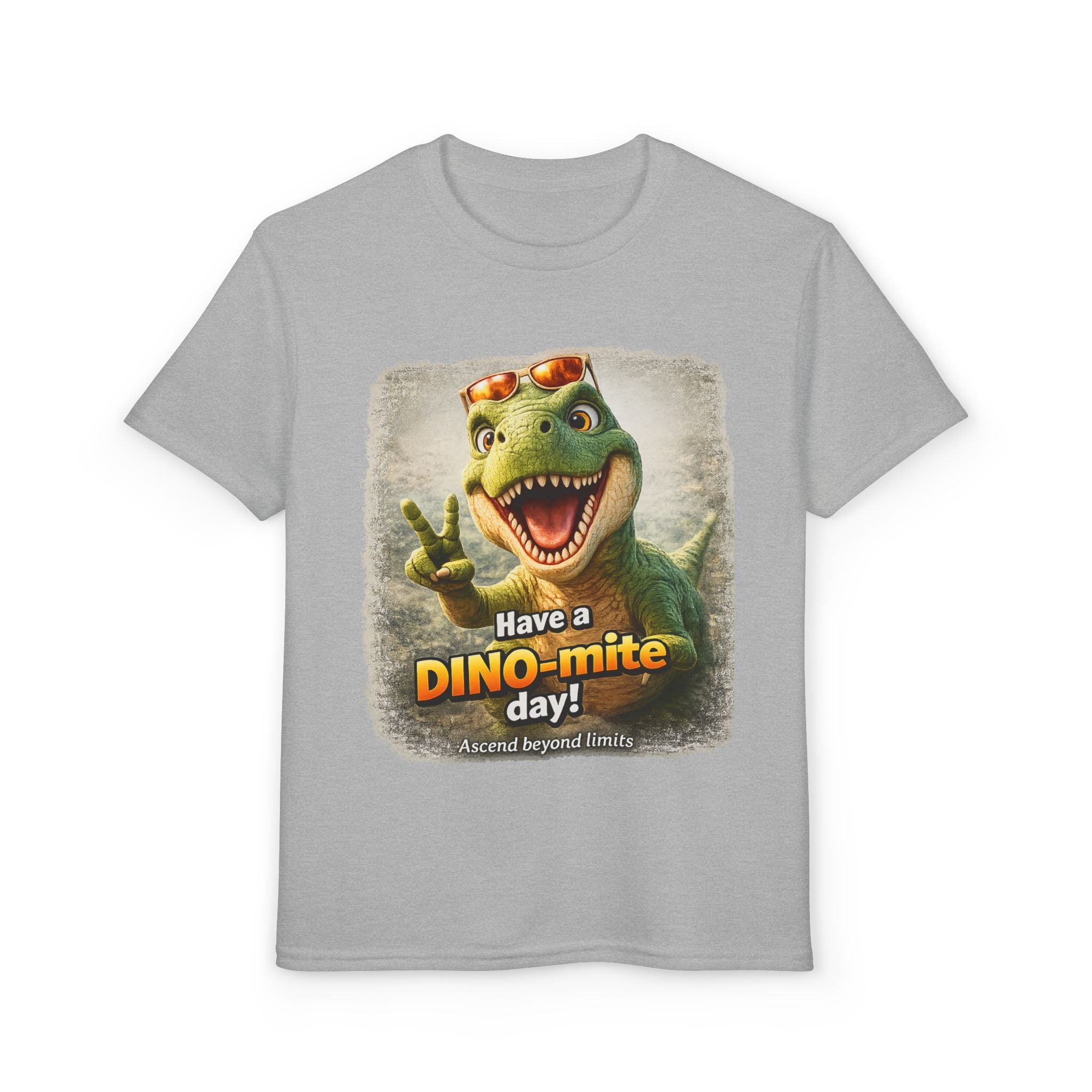 Youth T-Shirt — "Have a DINO-mite Day!" Dinosaur Graphic Tee