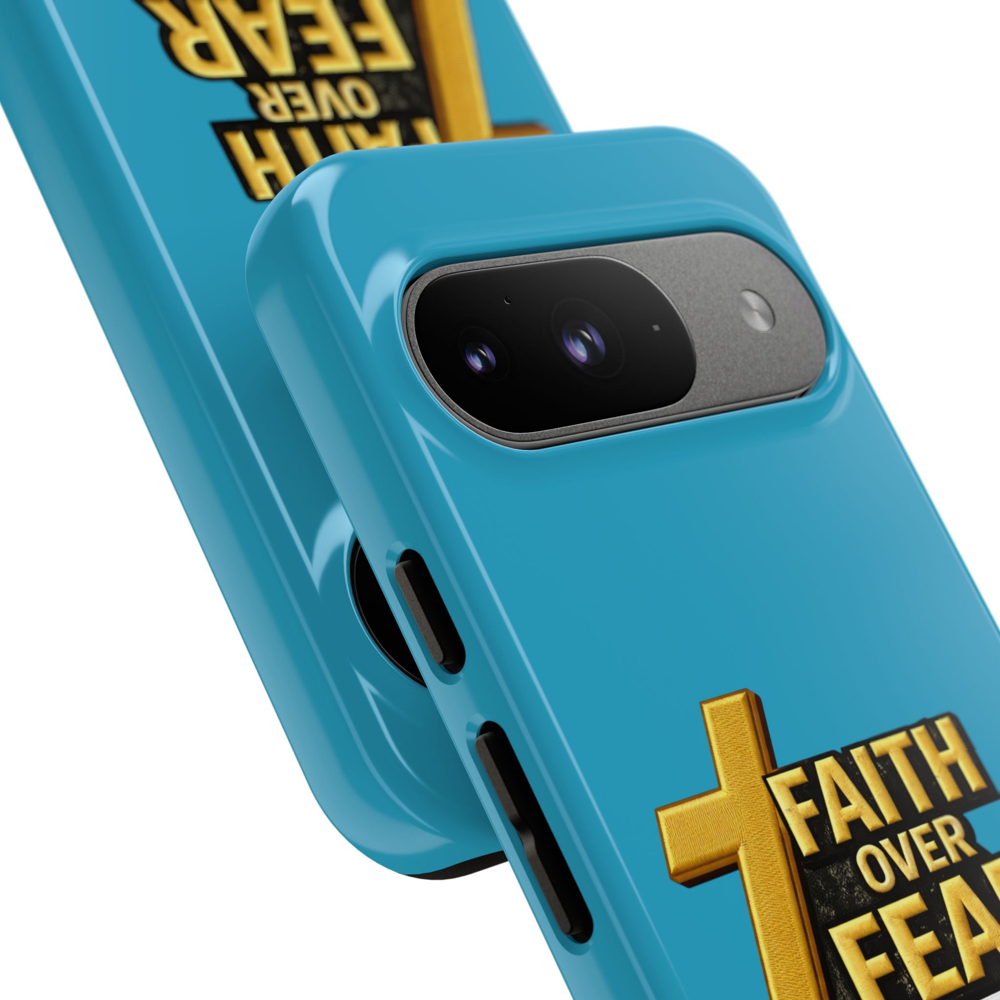 Faith Over Fear Tough Phone Case — "Ascend Beyond Limits" Inspirational Christian Protection
