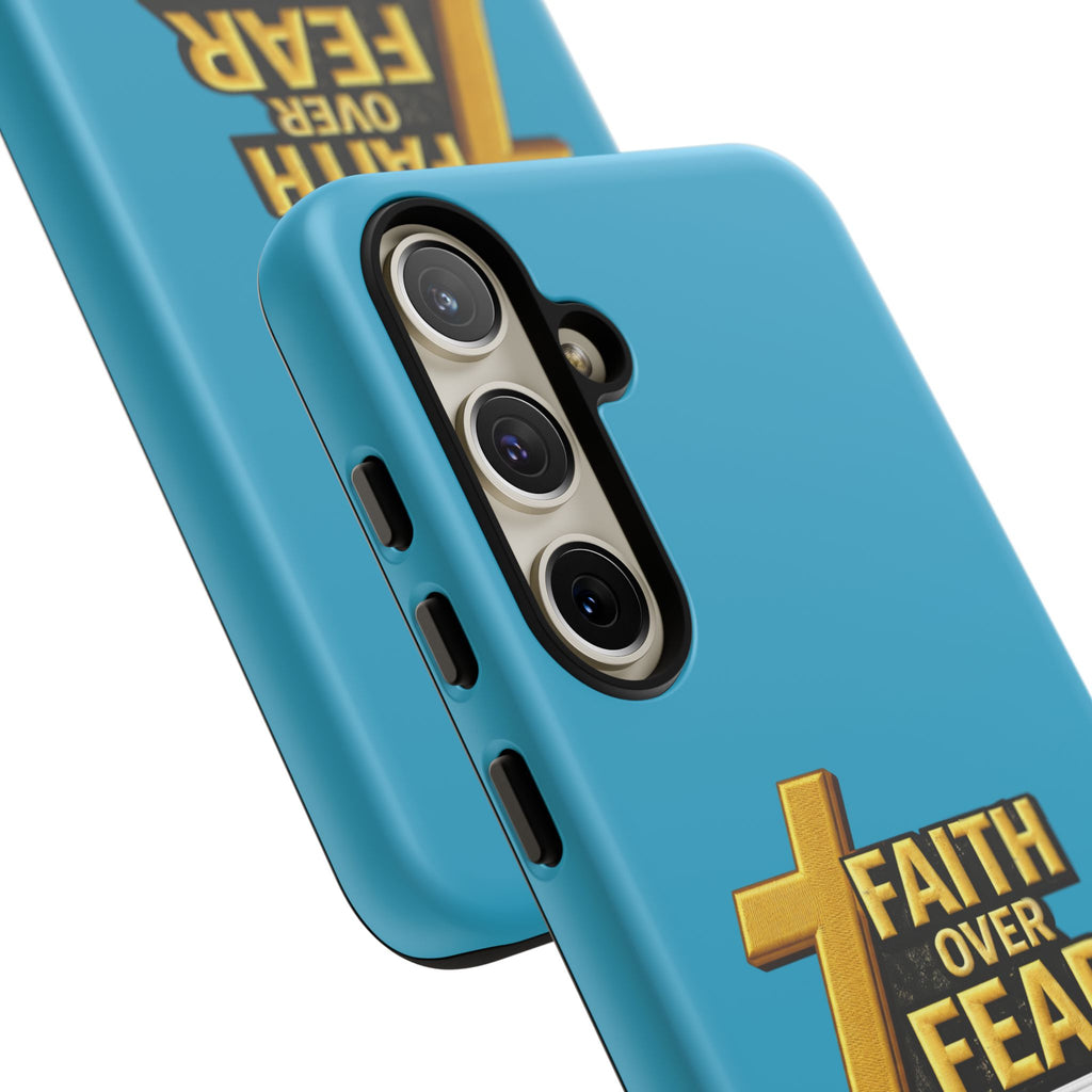 Faith Over Fear Tough Phone Case — "Ascend Beyond Limits" Inspirational Christian Protection