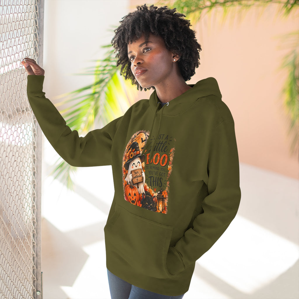 Just a Little Boo — Encouraging Halloween Hoodie