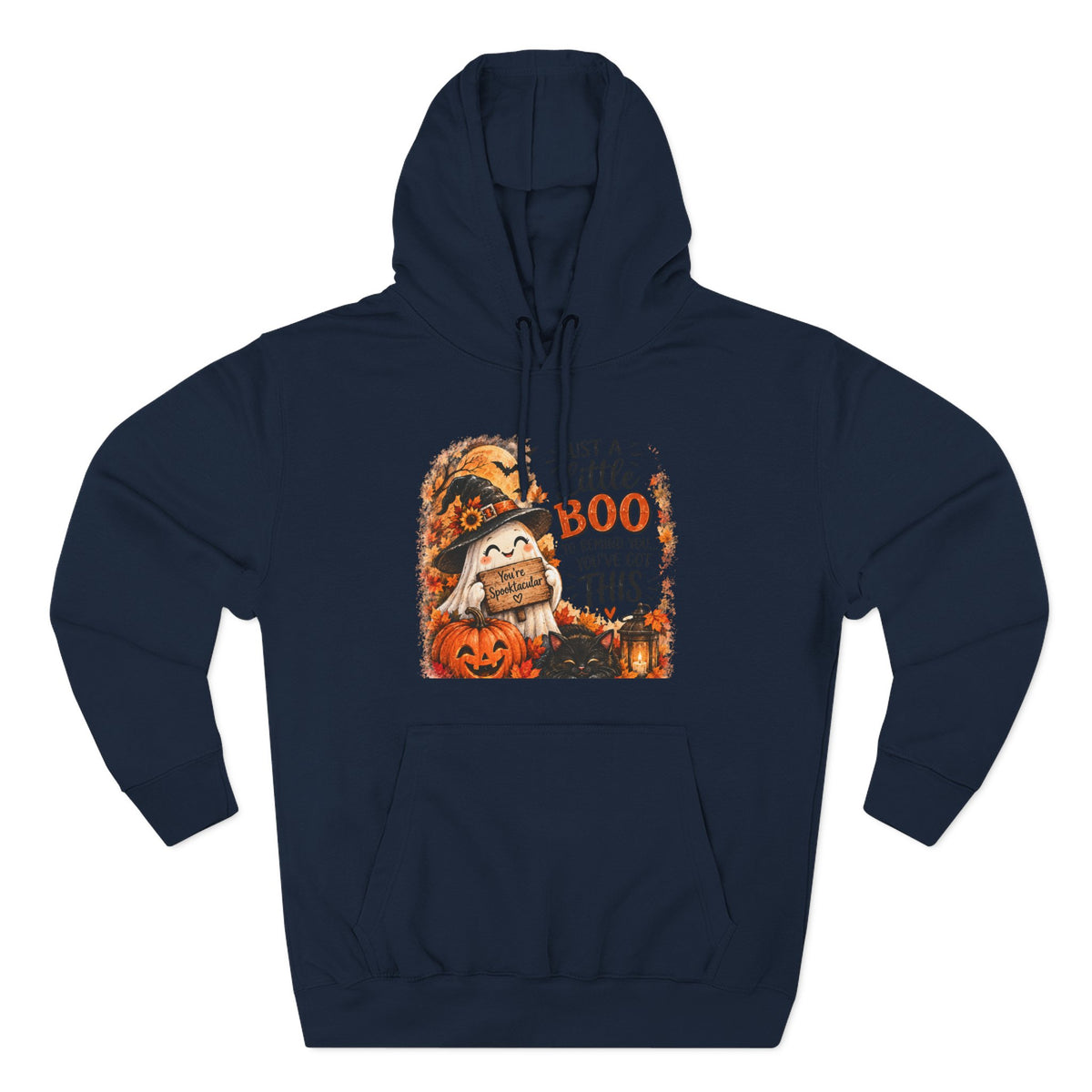 Just a Little Boo — Encouraging Halloween Hoodie