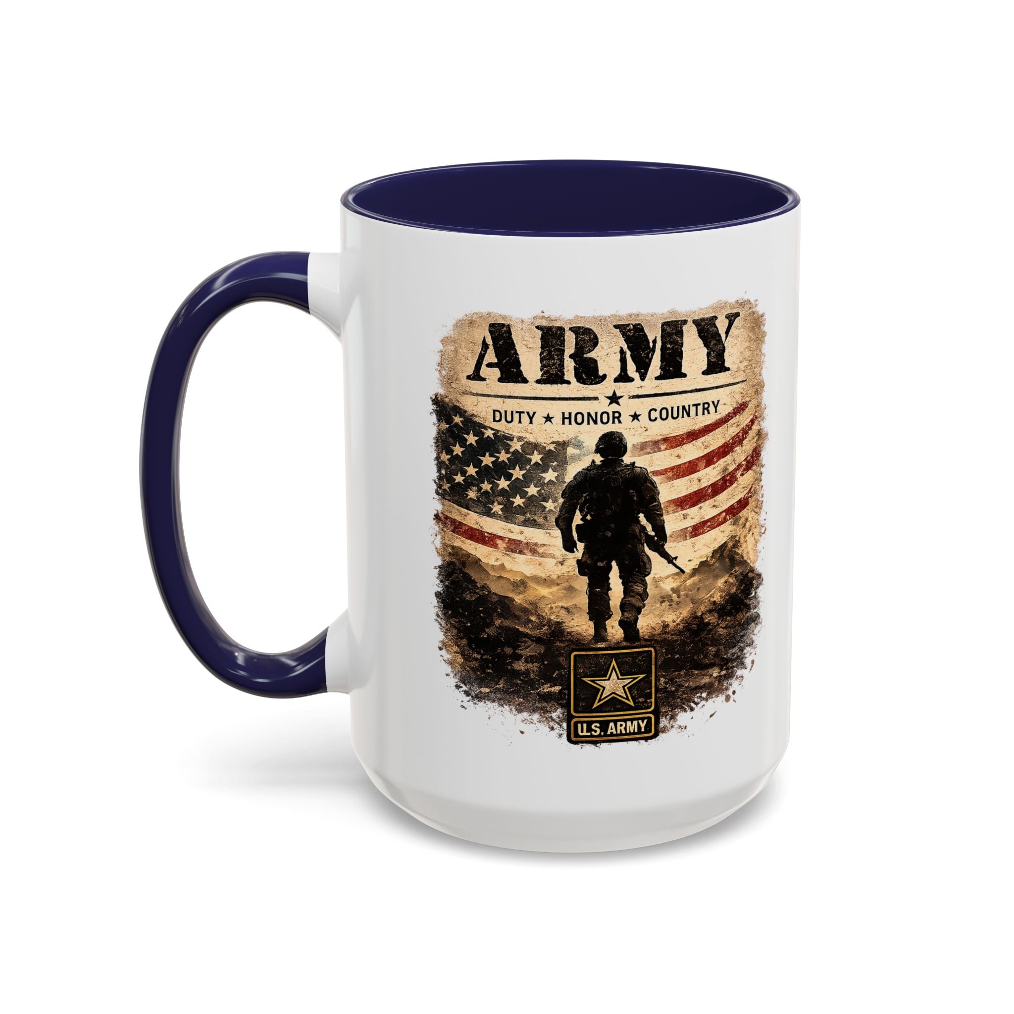 Army Military Tribute Accent Mug (11/15oz)