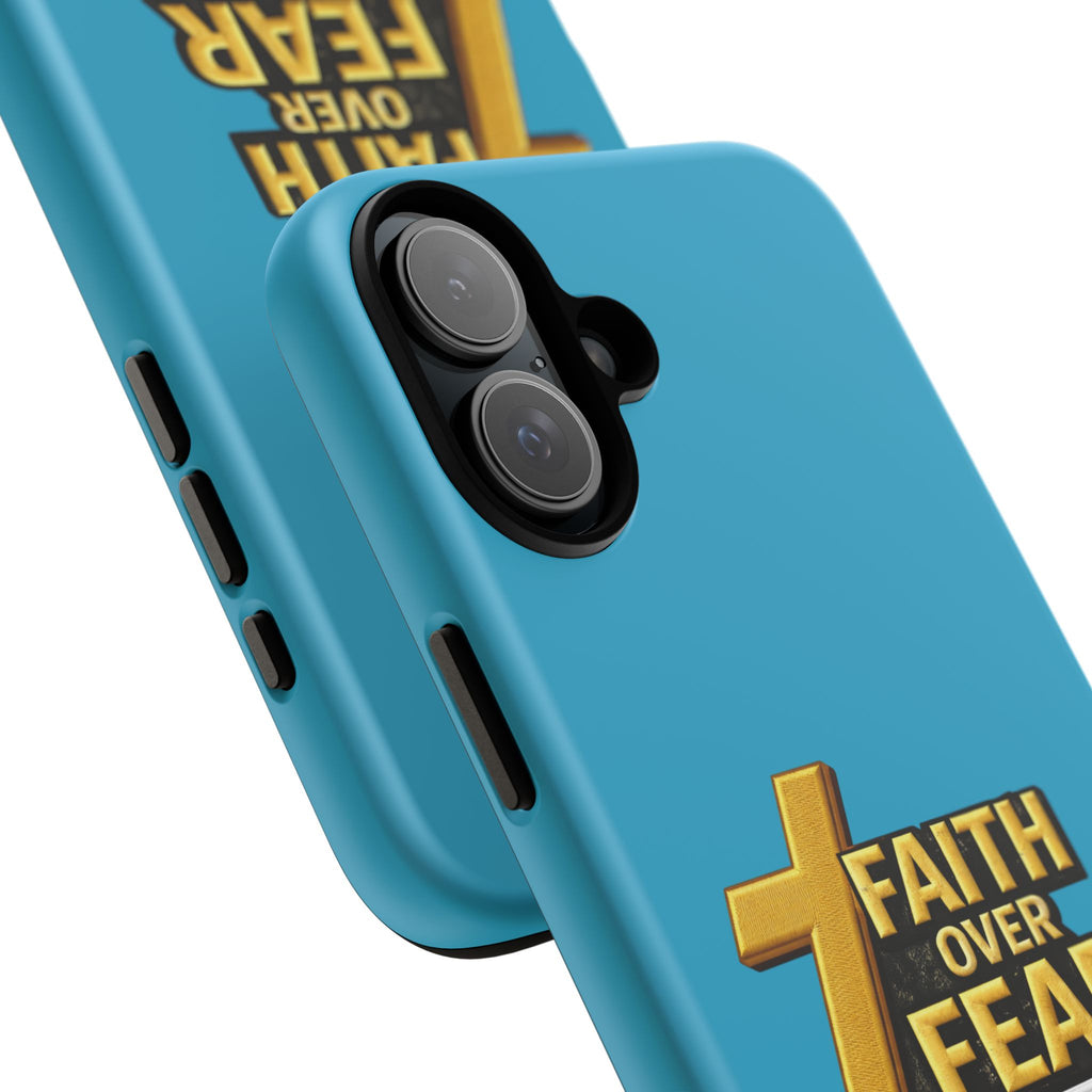 Faith Over Fear Tough Phone Case — "Ascend Beyond Limits" Inspirational Christian Protection