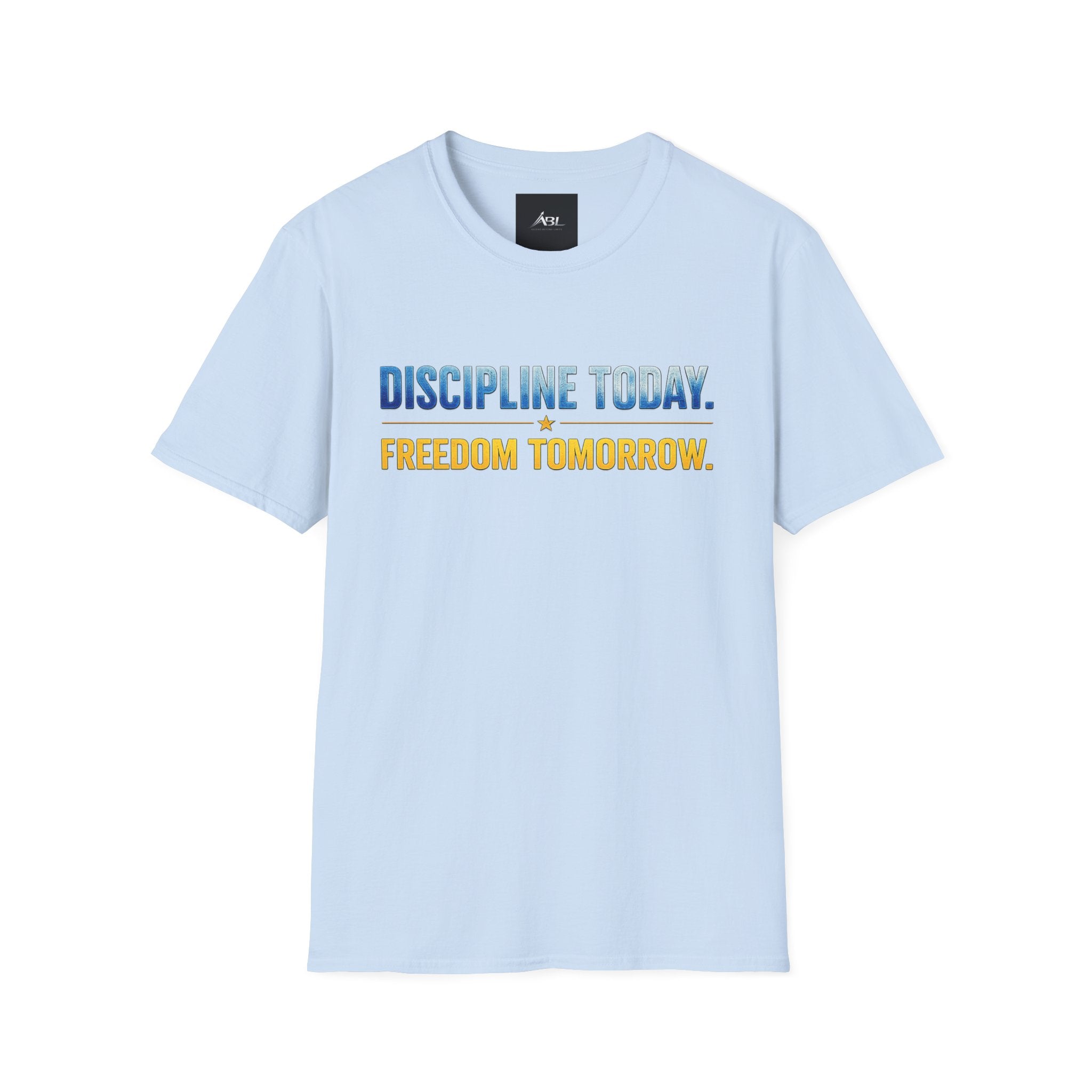 Discipline Today, Freedom Tomorrow T-Shirt — Legacy Mindset Lion Graphic