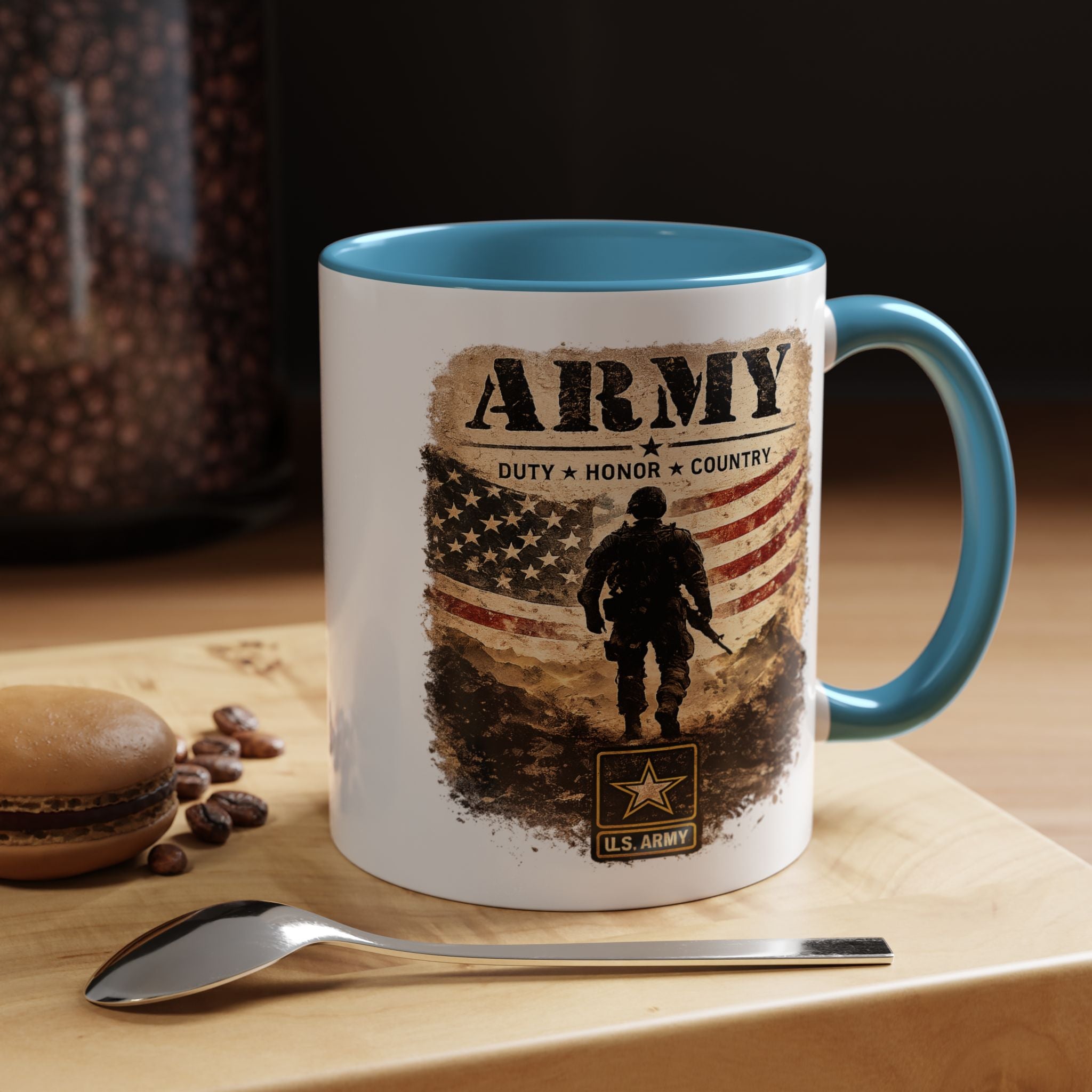 Army Military Tribute Accent Mug (11/15oz)