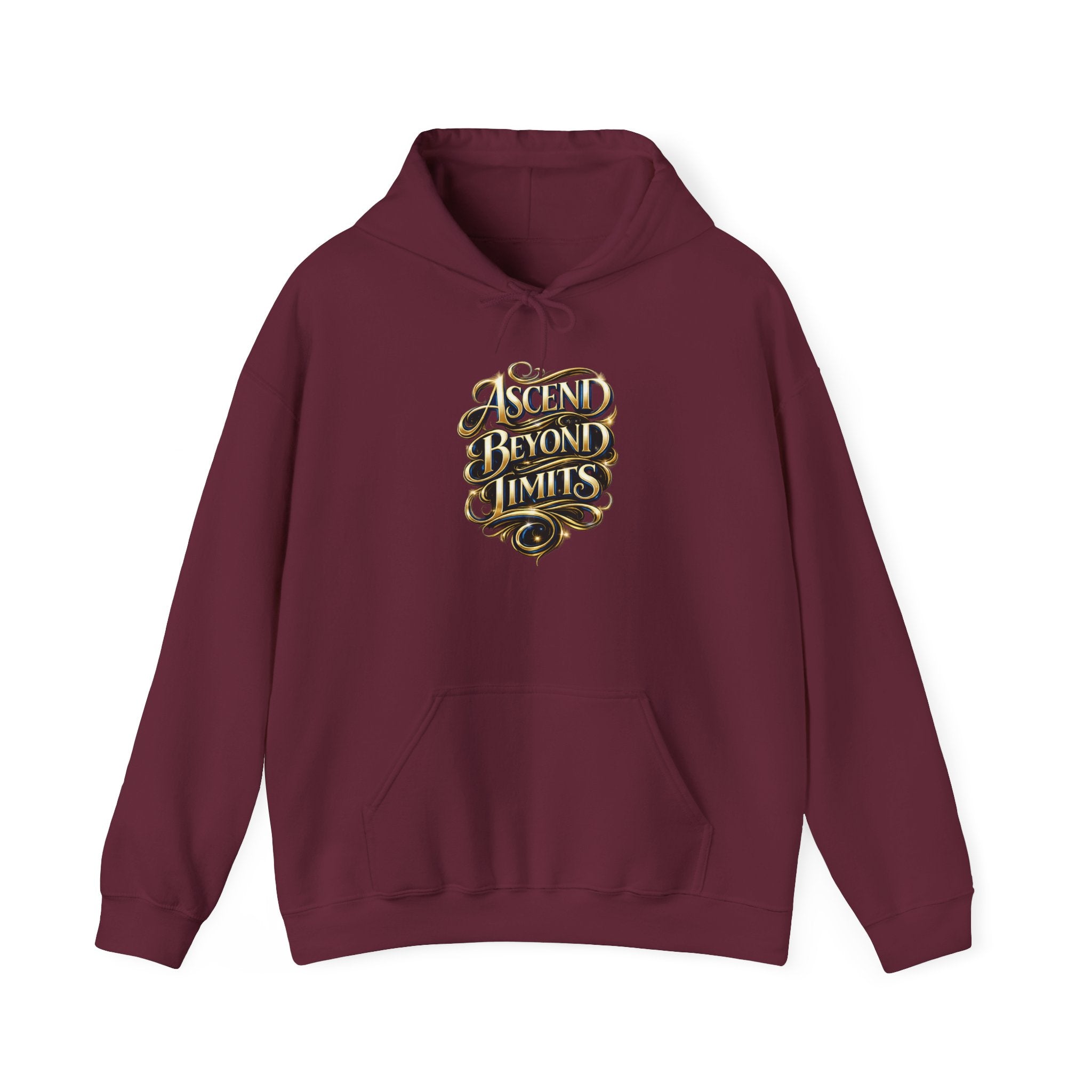 Ascend Beyond Limits Hoodie — “Average Is The Enemy” Inspirational Graphic Sweatshirt