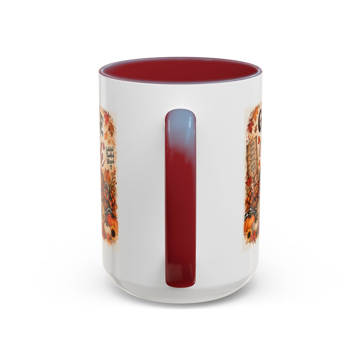 Gobble 'Til You Wobble — Thanksgiving Accent Mug
