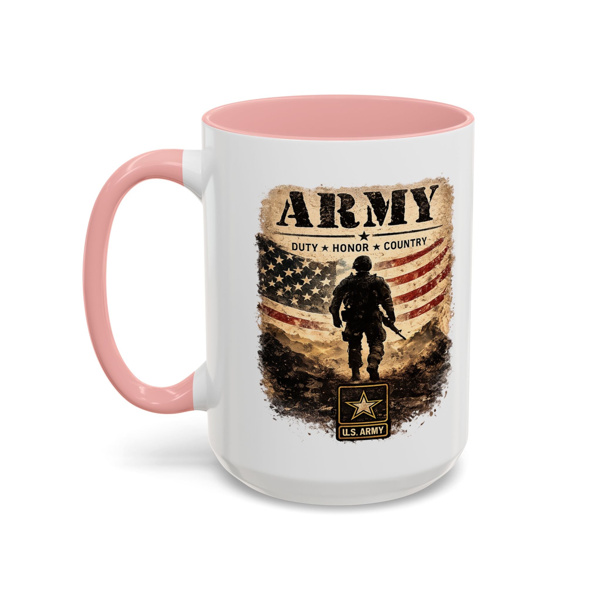 Army Military Tribute Accent Mug (11/15oz)