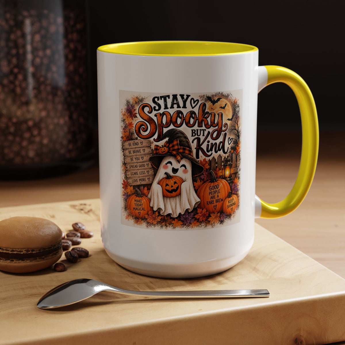 Stay Spooky But Kind — Halloween Accent Mug