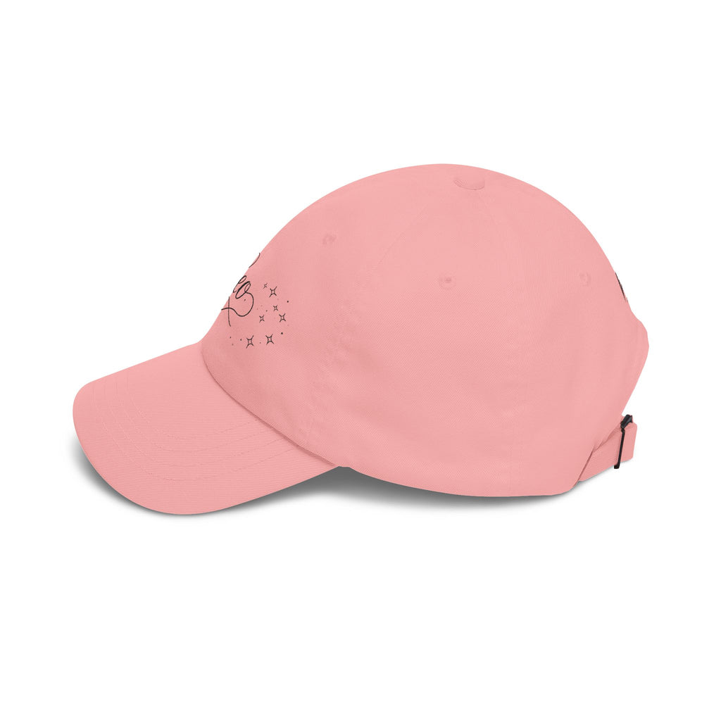 Leo Script Dad Cap — Zodiac Leo Embroidered Baseball Hat