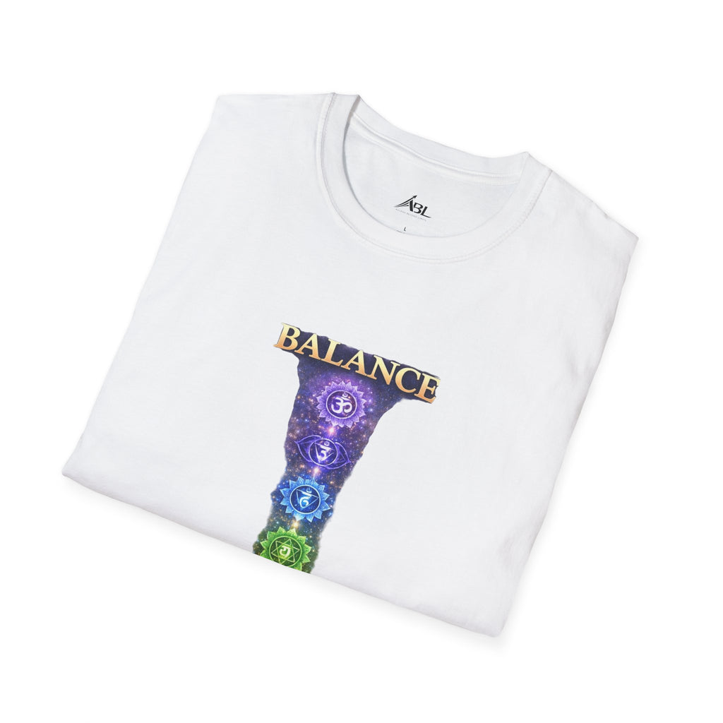 Chakra Balance T-Shirt — 'Balance Within' Spiritual Yoga Tee (Your Only Limit)