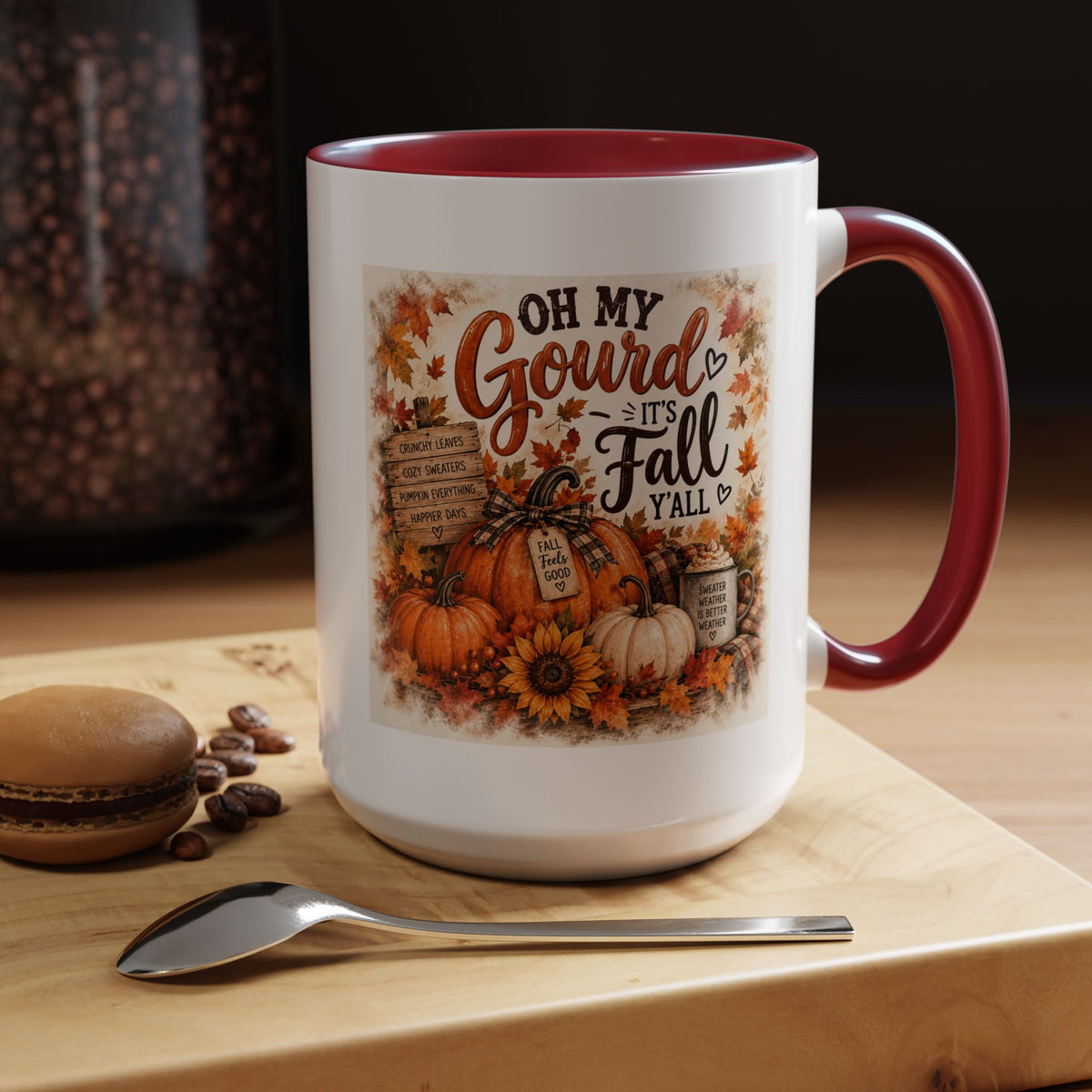 Oh My Gourd, It's Fall Y'all — Autumn Accent Mug