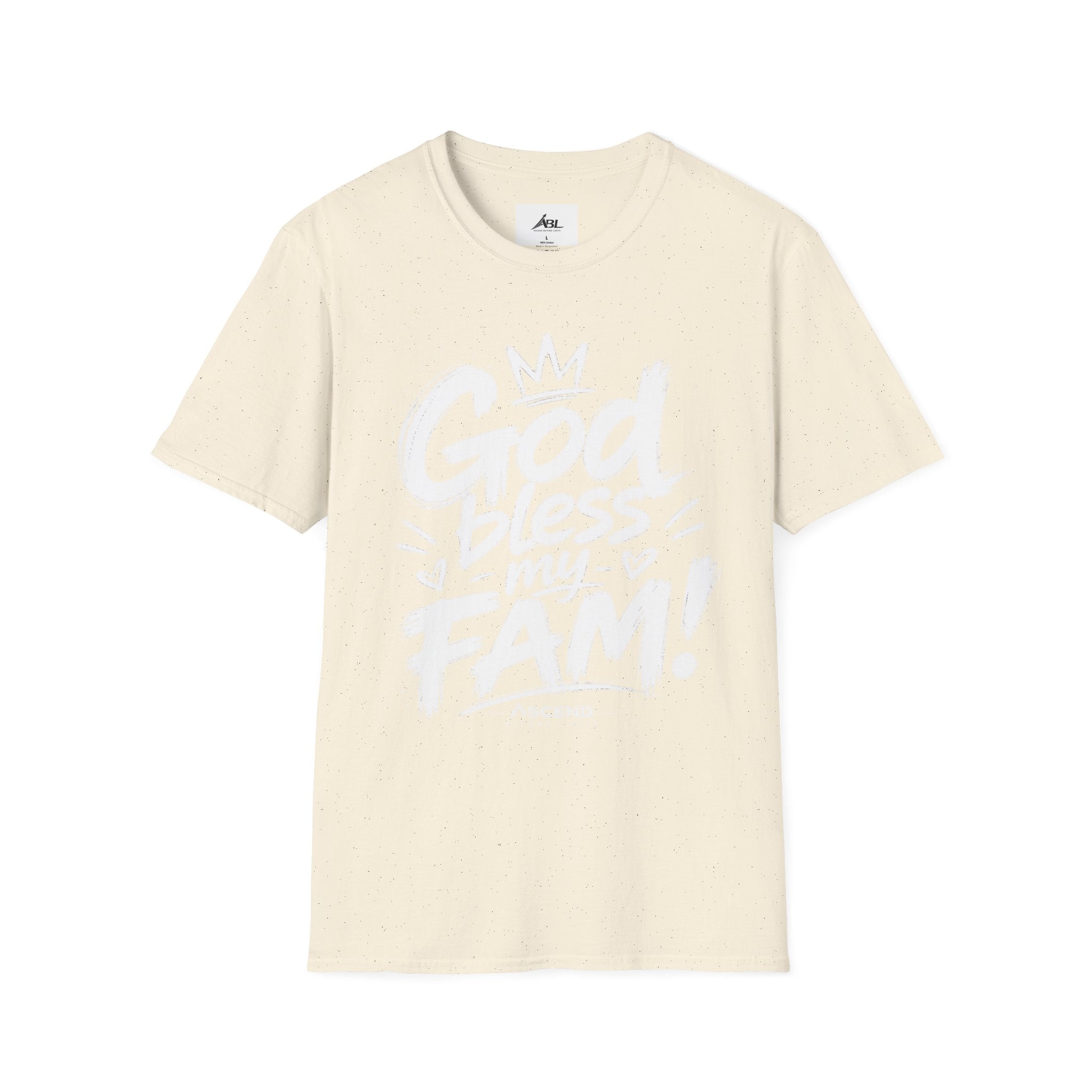 God Bless My Fam T-Shirt — Faith-Based Family Graphic Tee