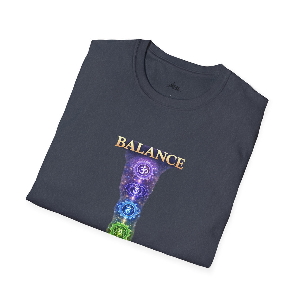Chakra Balance T-Shirt — 'Balance Within' Spiritual Yoga Tee (Your Only Limit)
