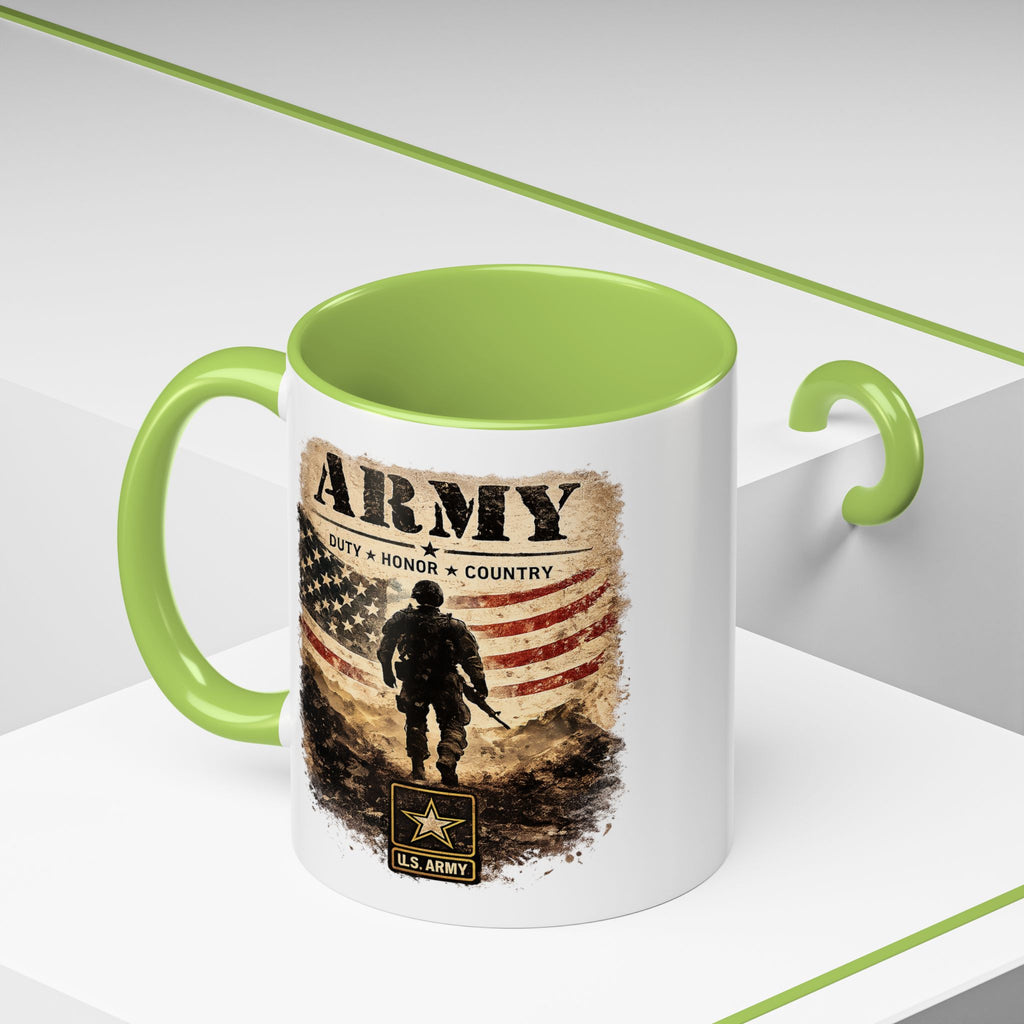 Army Military Tribute Accent Mug (11/15oz)