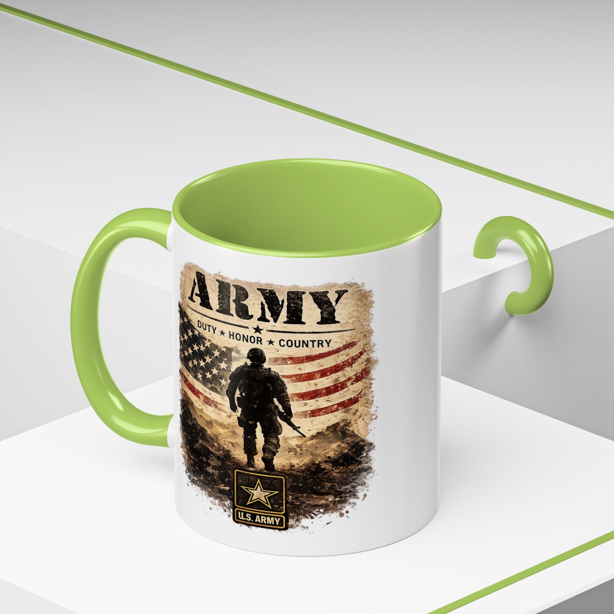Army Military Tribute Accent Mug (11/15oz)