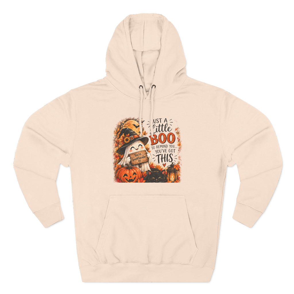 Just a Little Boo — Encouraging Halloween Hoodie