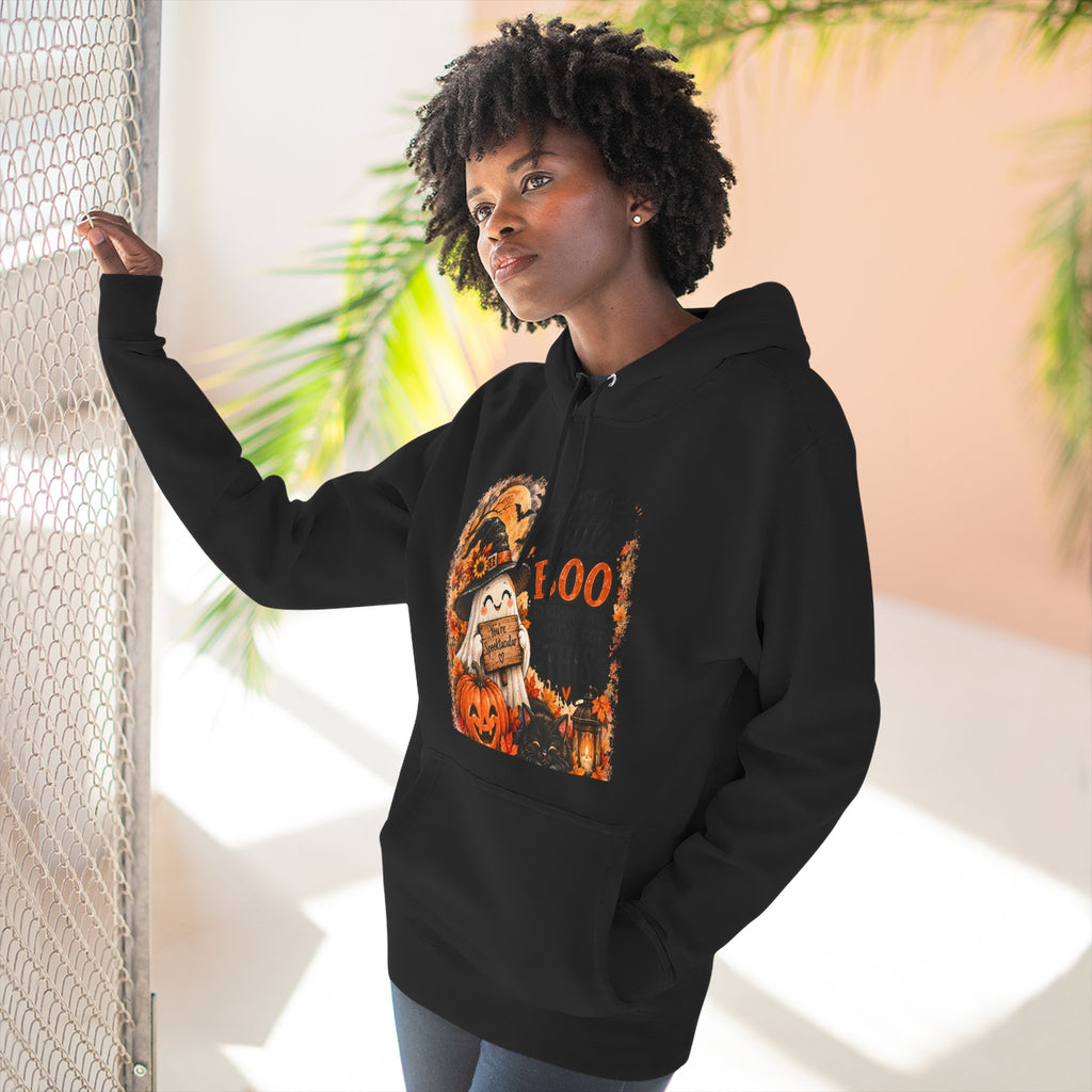Just a Little Boo — Encouraging Halloween Hoodie