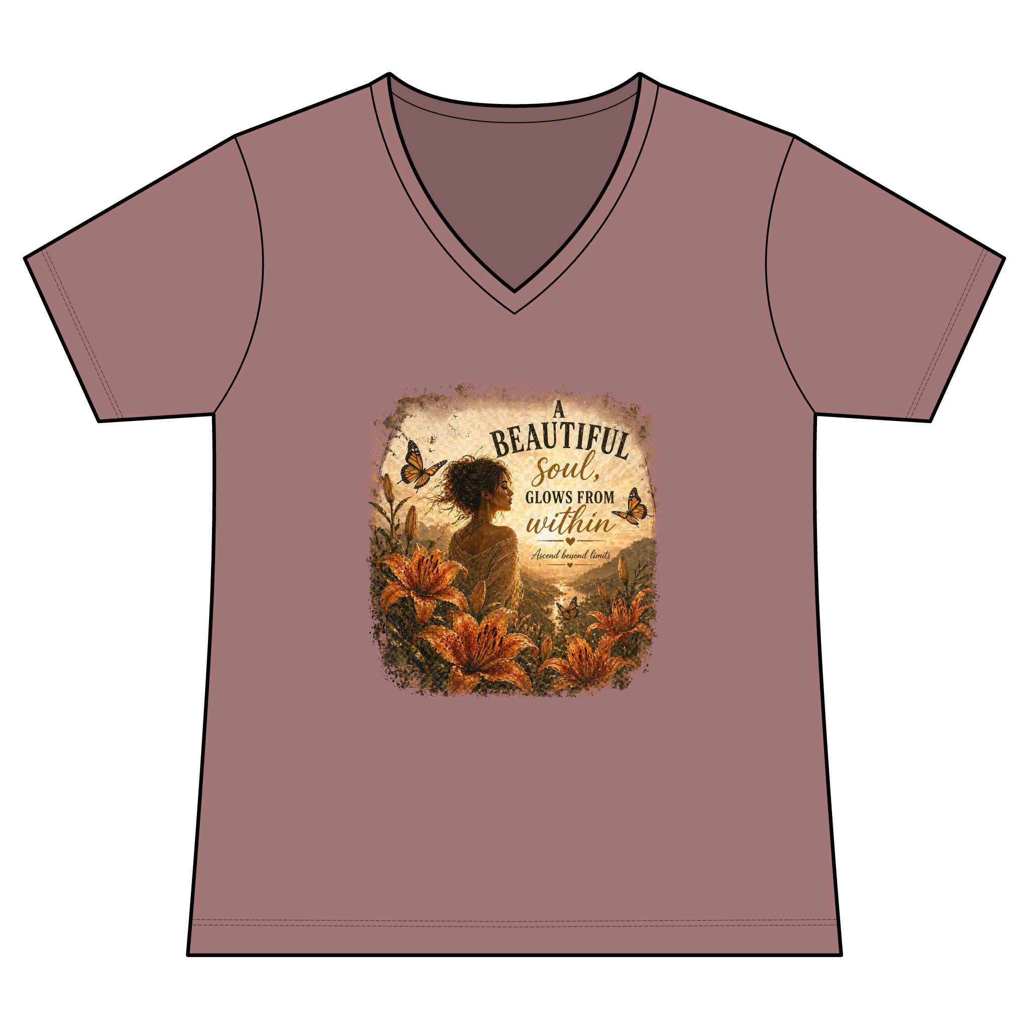 "Beautiful Soul Grows From Within" Tshirt