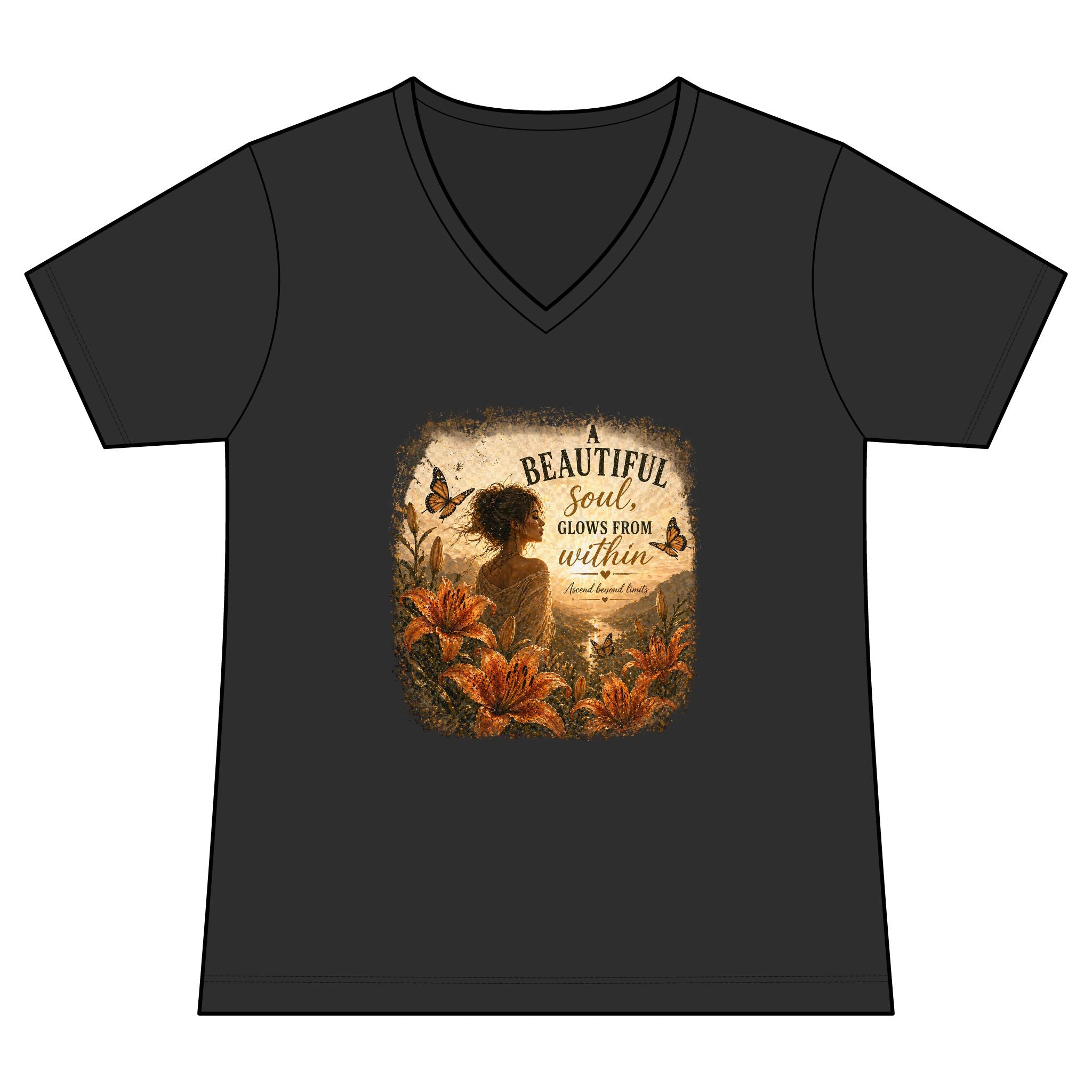 "Beautiful Soul Grows From Within" Tshirt