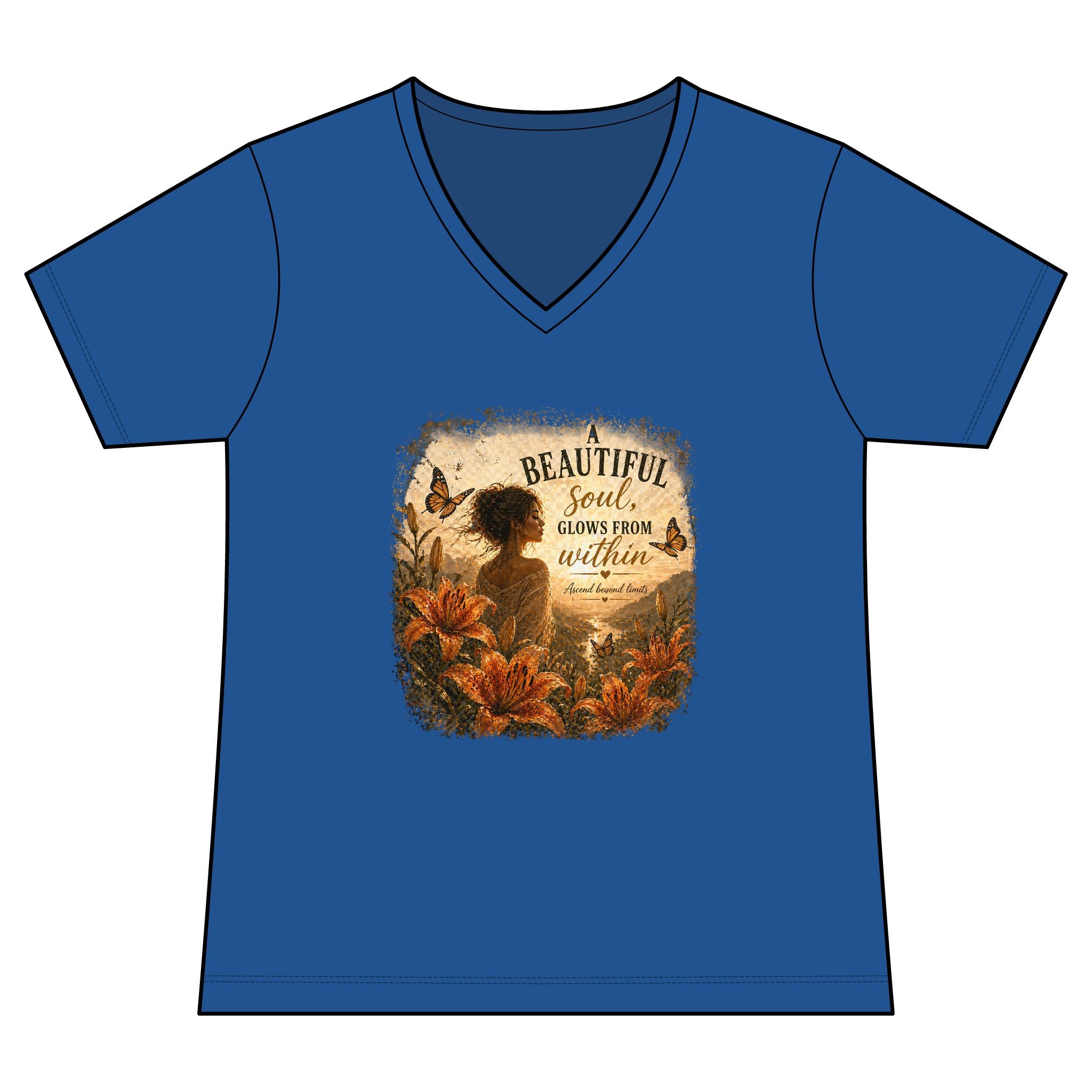 "Beautiful Soul Grows From Within" Tshirt