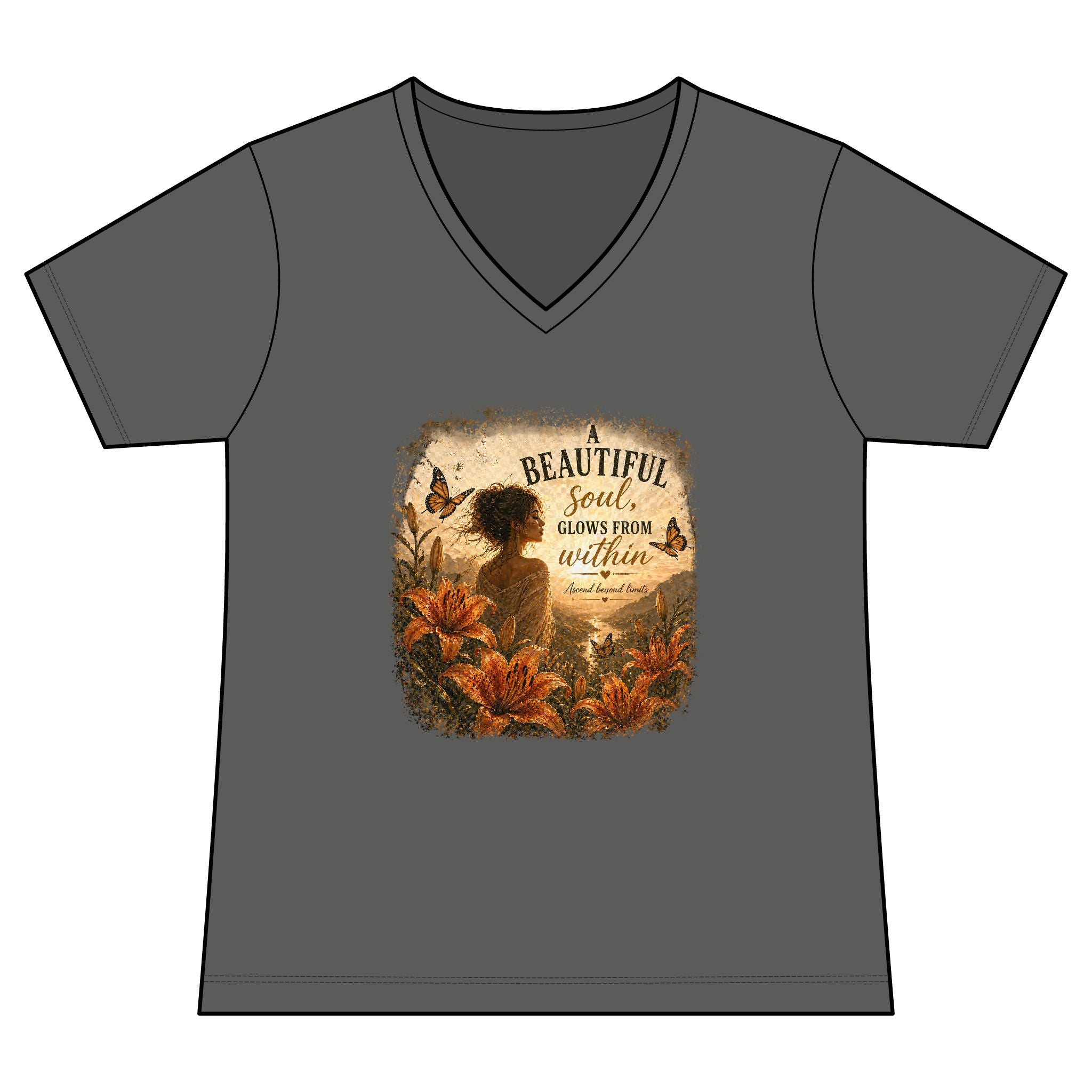 "Beautiful Soul Grows From Within" Tshirt