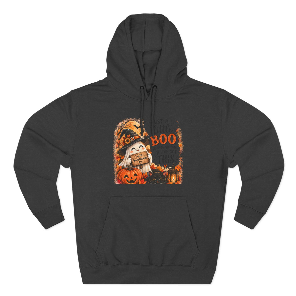 Just a Little Boo — Encouraging Halloween Hoodie