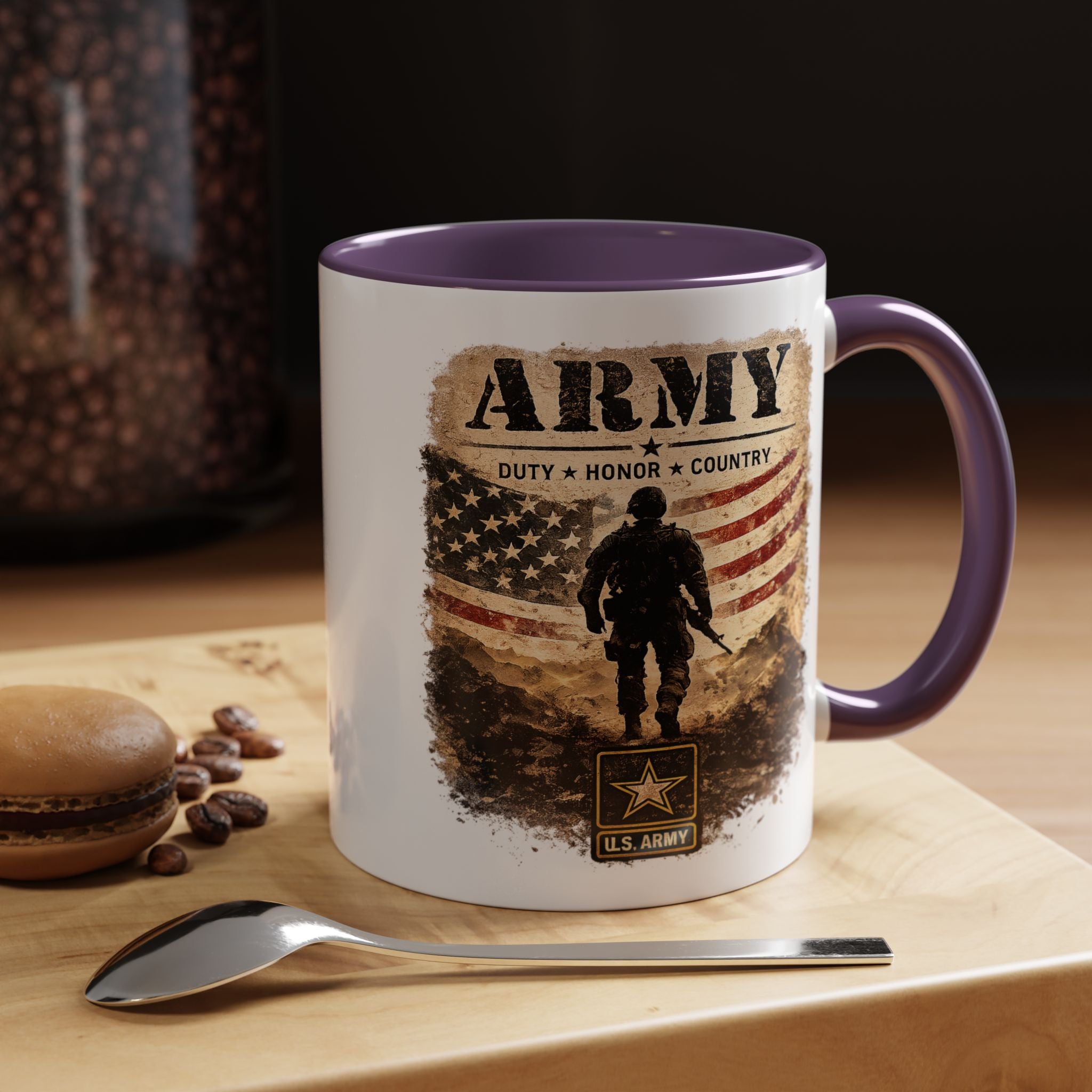 Army Military Tribute Accent Mug (11/15oz)