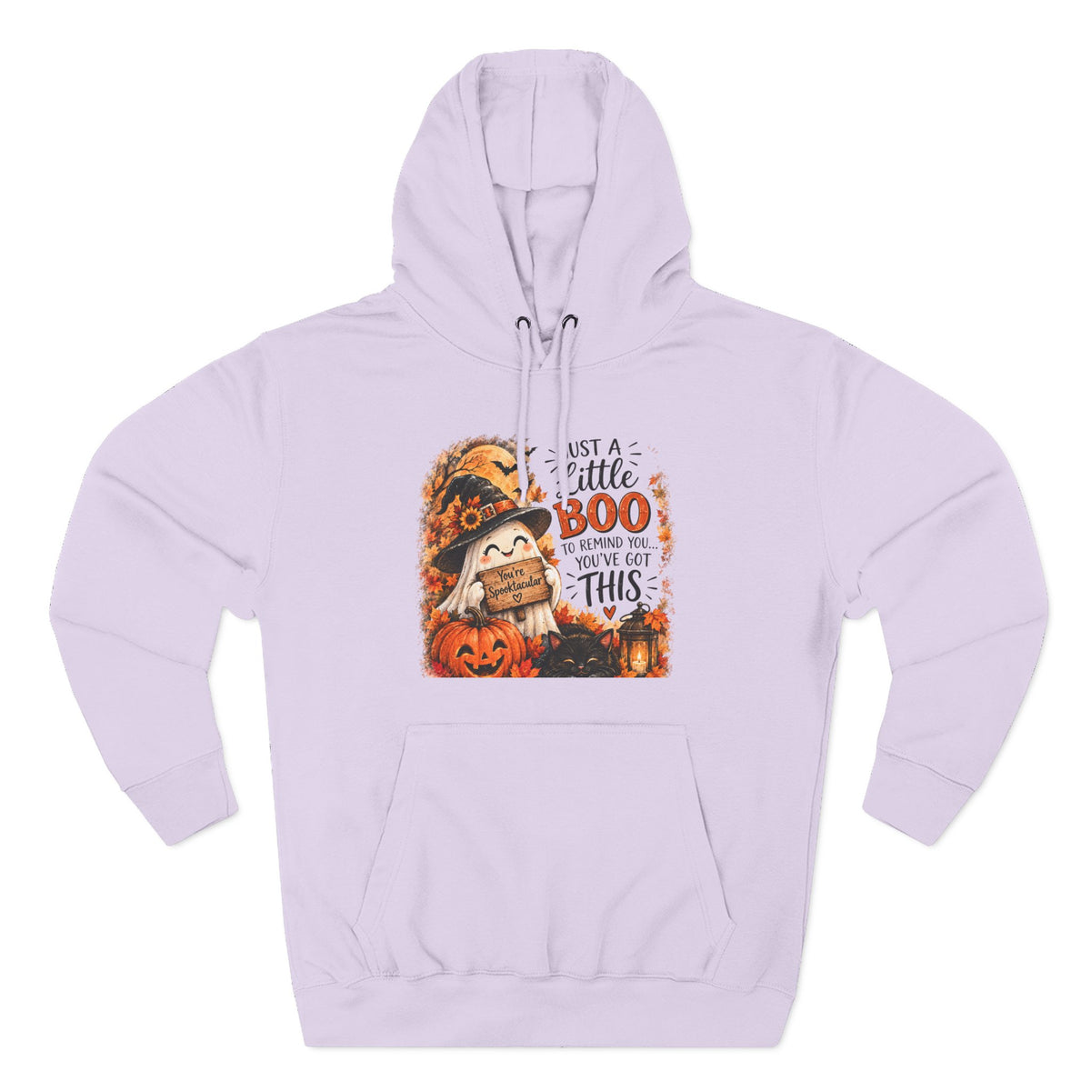 Just a Little Boo — Encouraging Halloween Hoodie