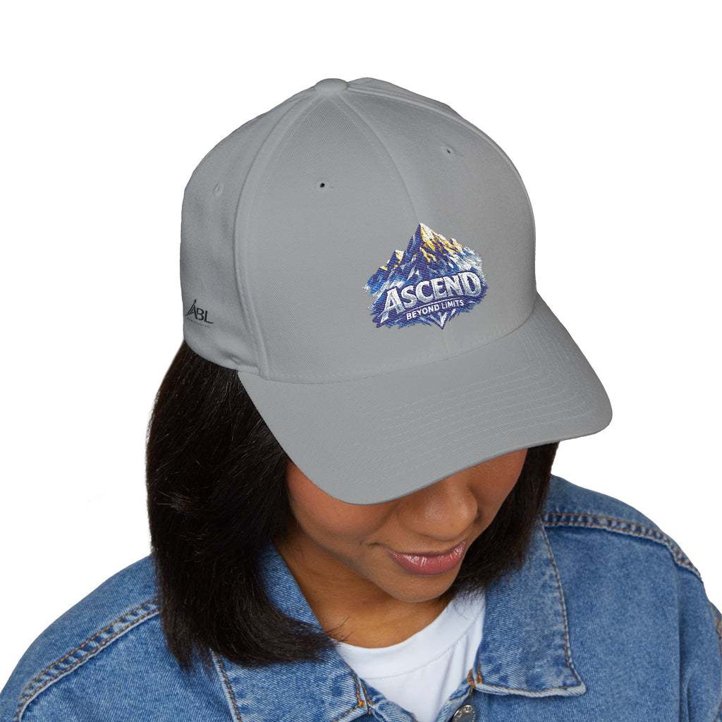 Ascend Mountain Embroidered Hat — 'Together We Rise' Closed-Back Cap