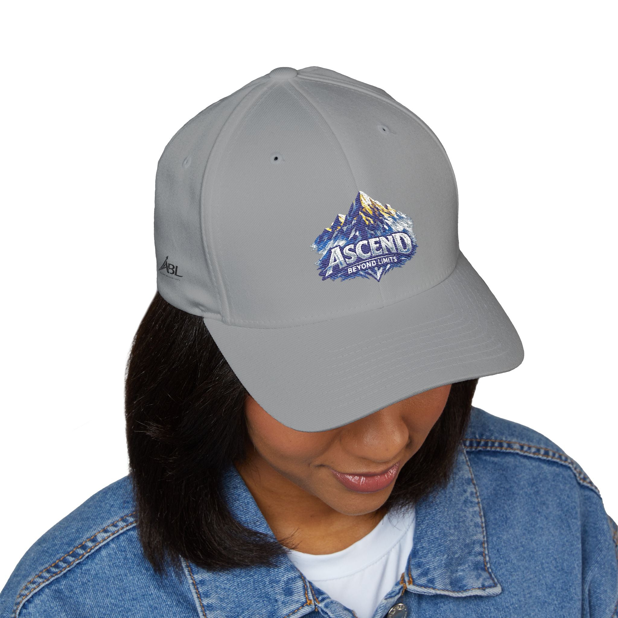 Ascend Mountain Embroidered Hat — 'Together We Rise' Closed-Back Cap