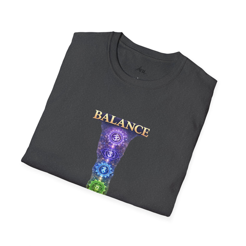 Chakra Balance T-Shirt — 'Balance Within' Spiritual Yoga Tee (Your Only Limit)