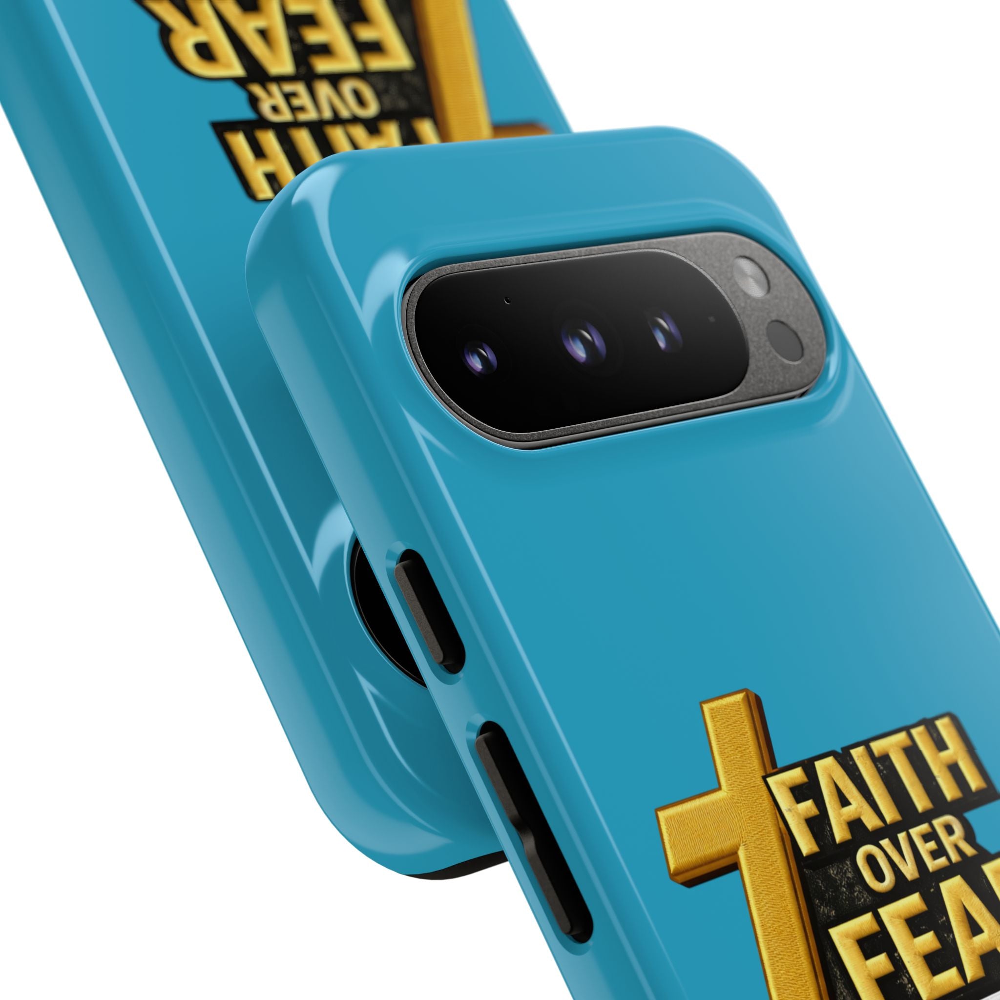 Faith Over Fear Tough Phone Case — "Ascend Beyond Limits" Inspirational Christian Protection