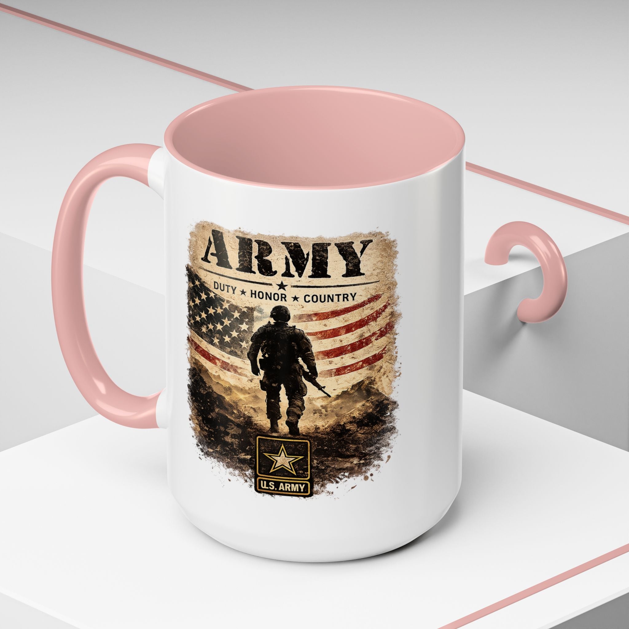 Army Military Tribute Accent Mug (11/15oz)