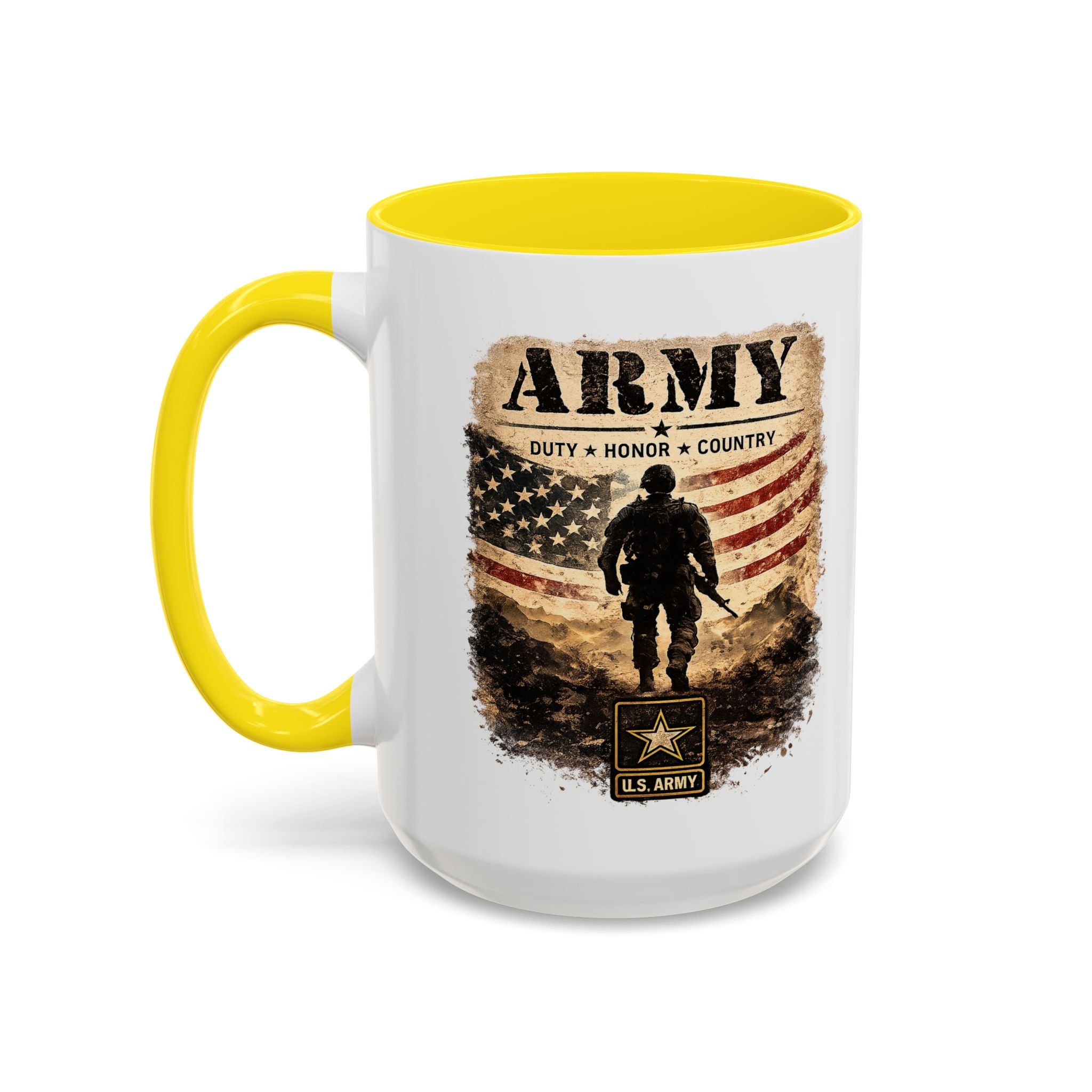 Army Military Tribute Accent Mug (11/15oz)