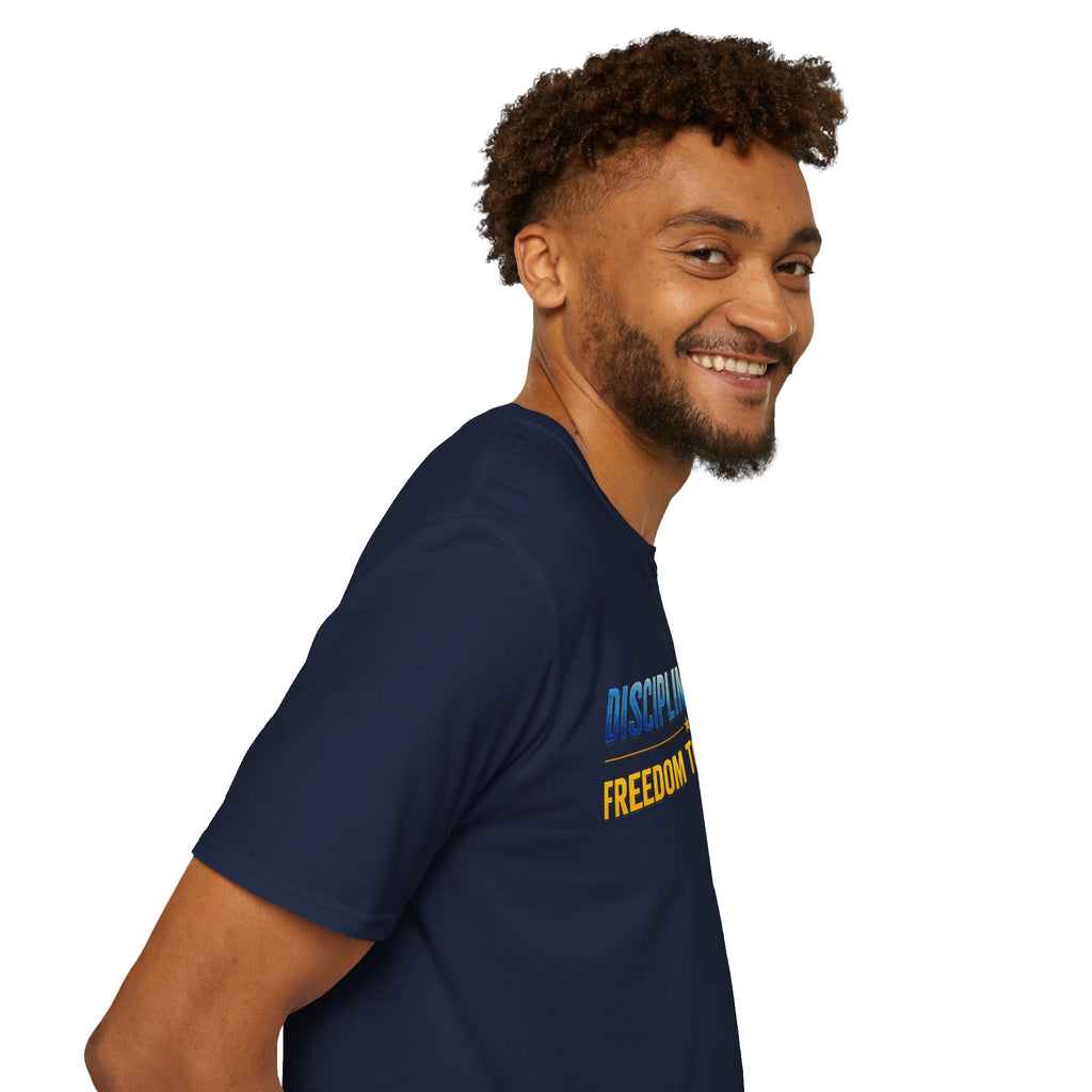 Discipline Today, Freedom Tomorrow T-Shirt — Legacy Mindset Lion Graphic