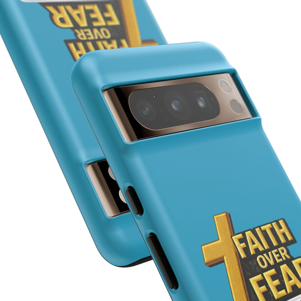 Faith Over Fear Tough Phone Case — "Ascend Beyond Limits" Inspirational Christian Protection