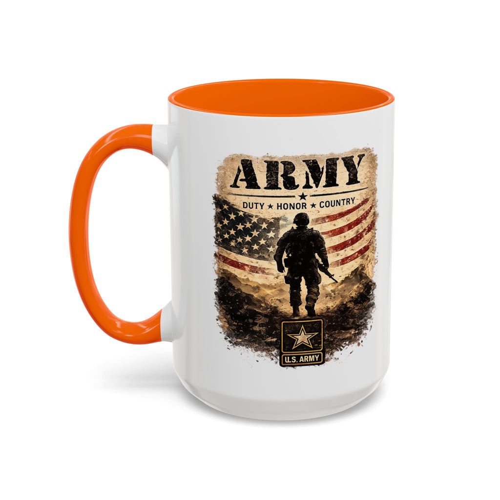 Army Military Tribute Accent Mug (11/15oz)