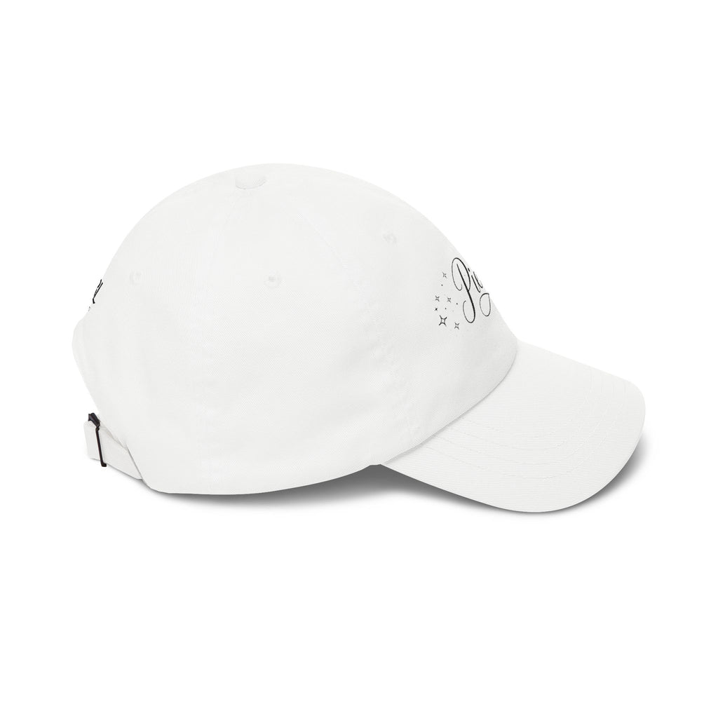 Pieces Dad Cap — Sparkling Script Embroidered Baseball Hat