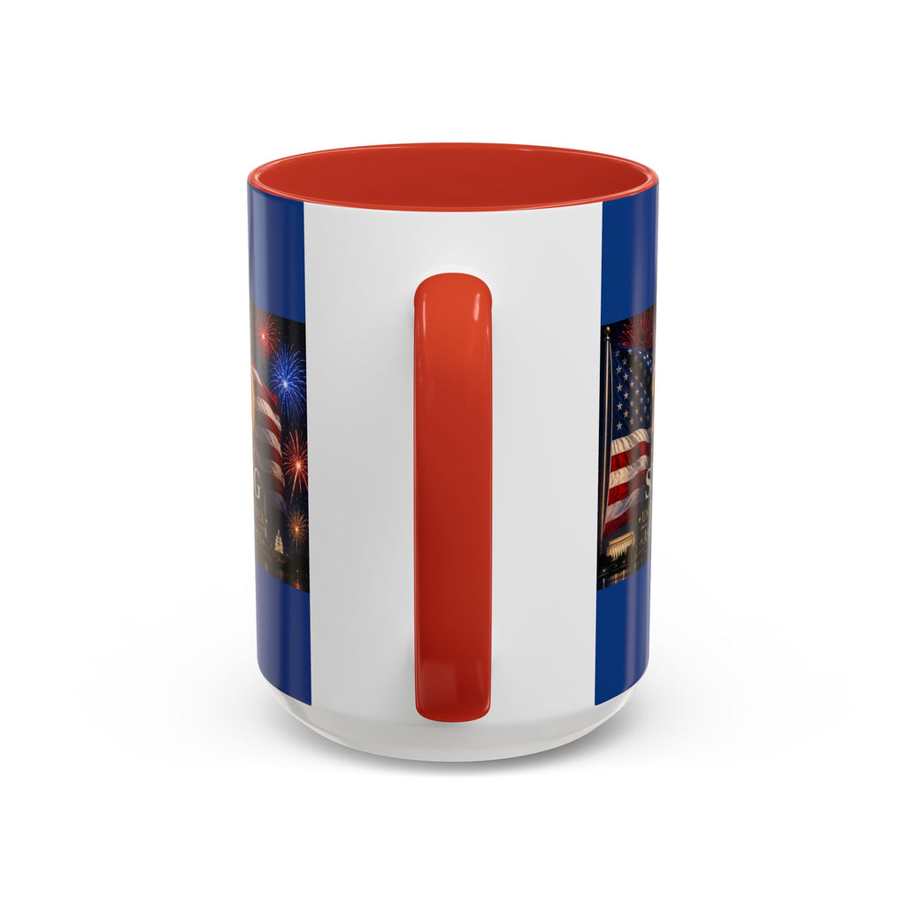 250 Years America Strong Coffee Mug — Patriotic USA Anniversary 11/15oz
