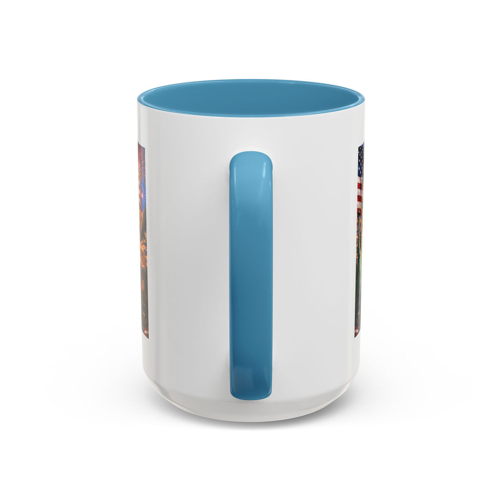 Patriotic Coffee Mug - "Happy 250 America!" Anniversary Design