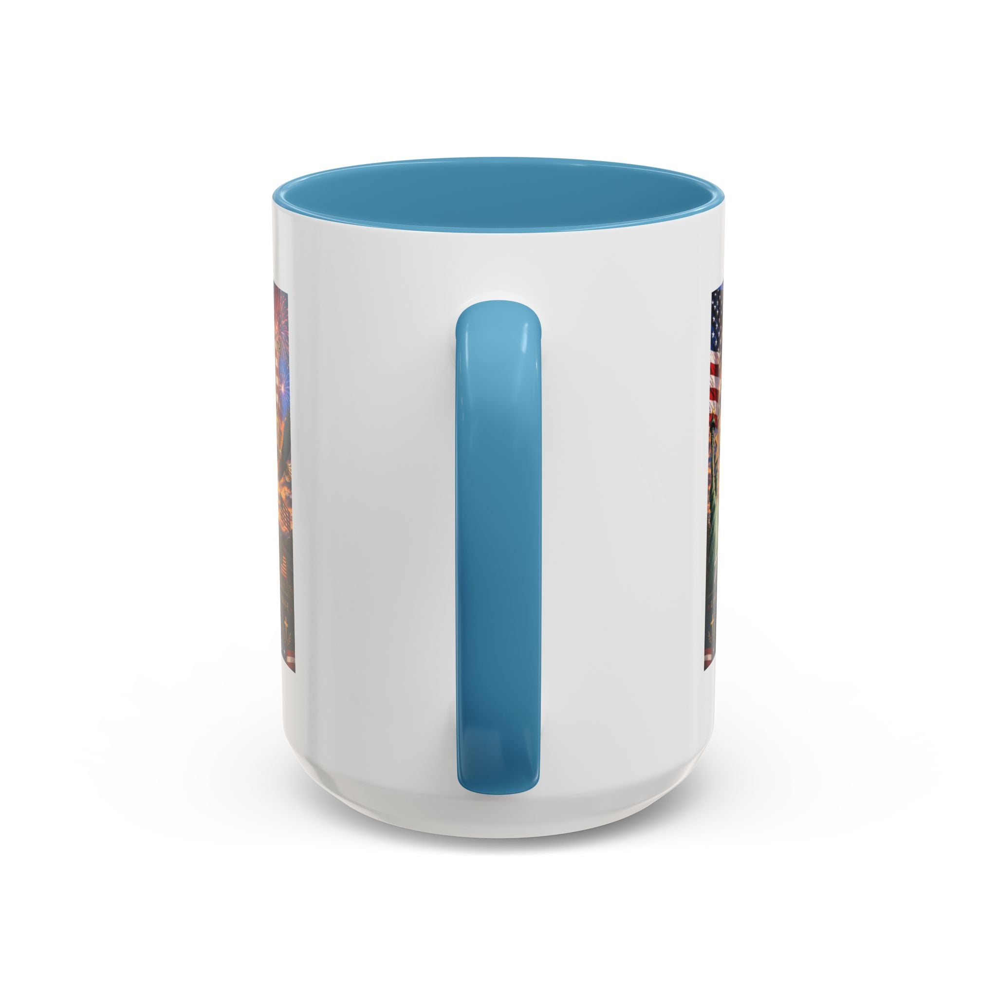 Patriotic Coffee Mug - "Happy 250 America!" Anniversary Design