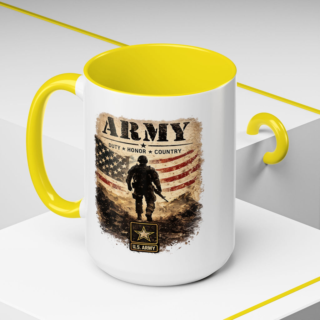 Army Military Tribute Accent Mug (11/15oz)