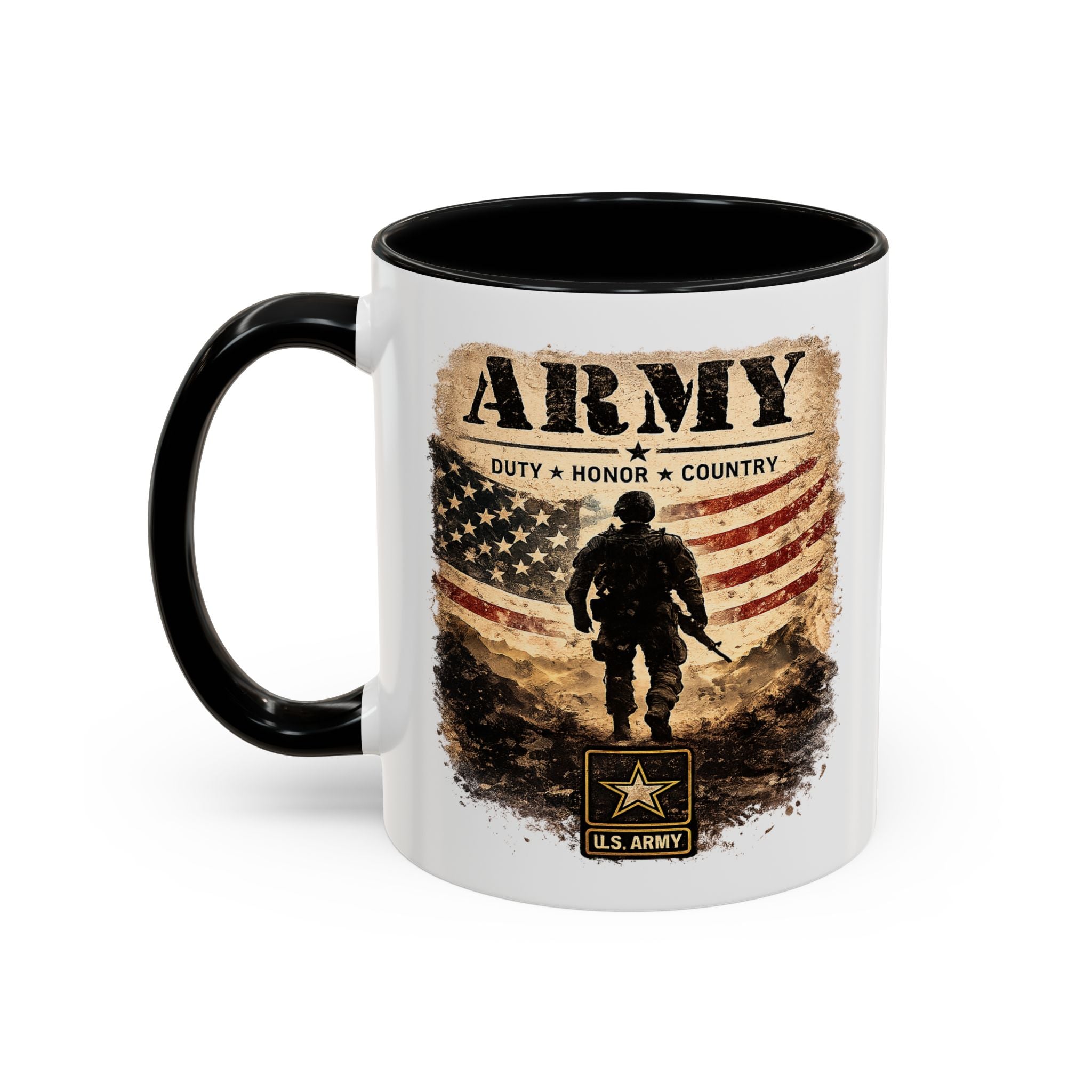 Army Military Tribute Accent Mug (11/15oz)
