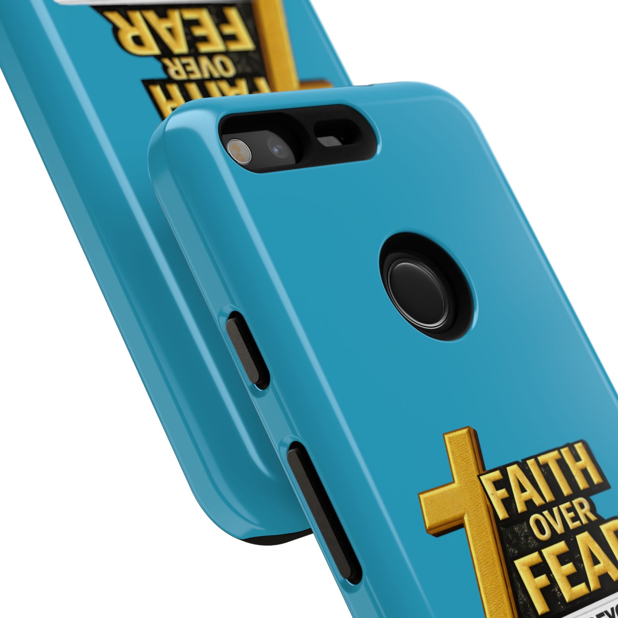 Faith Over Fear Tough Phone Case — "Ascend Beyond Limits" Inspirational Christian Protection