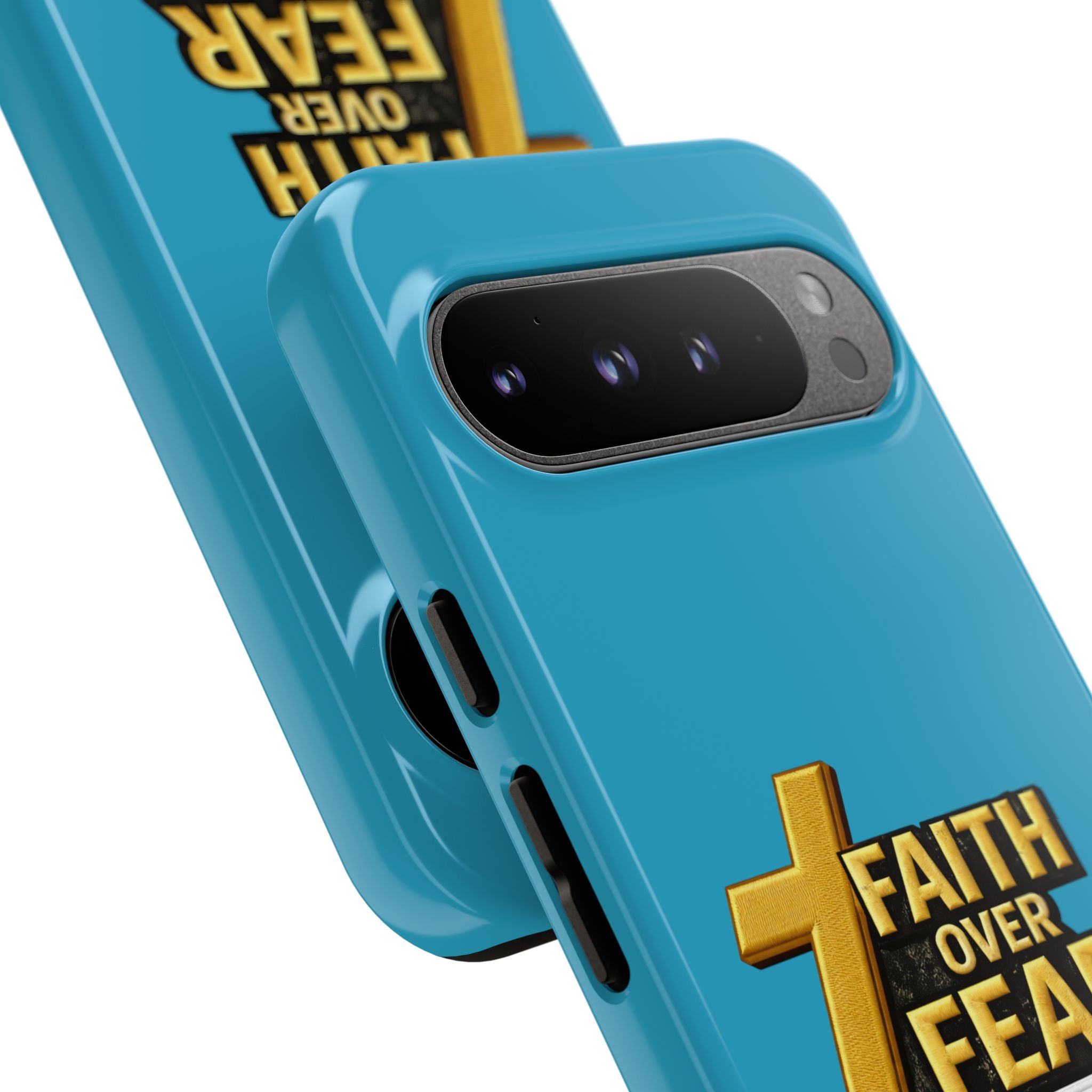 Faith Over Fear Tough Phone Case — "Ascend Beyond Limits" Inspirational Christian Protection